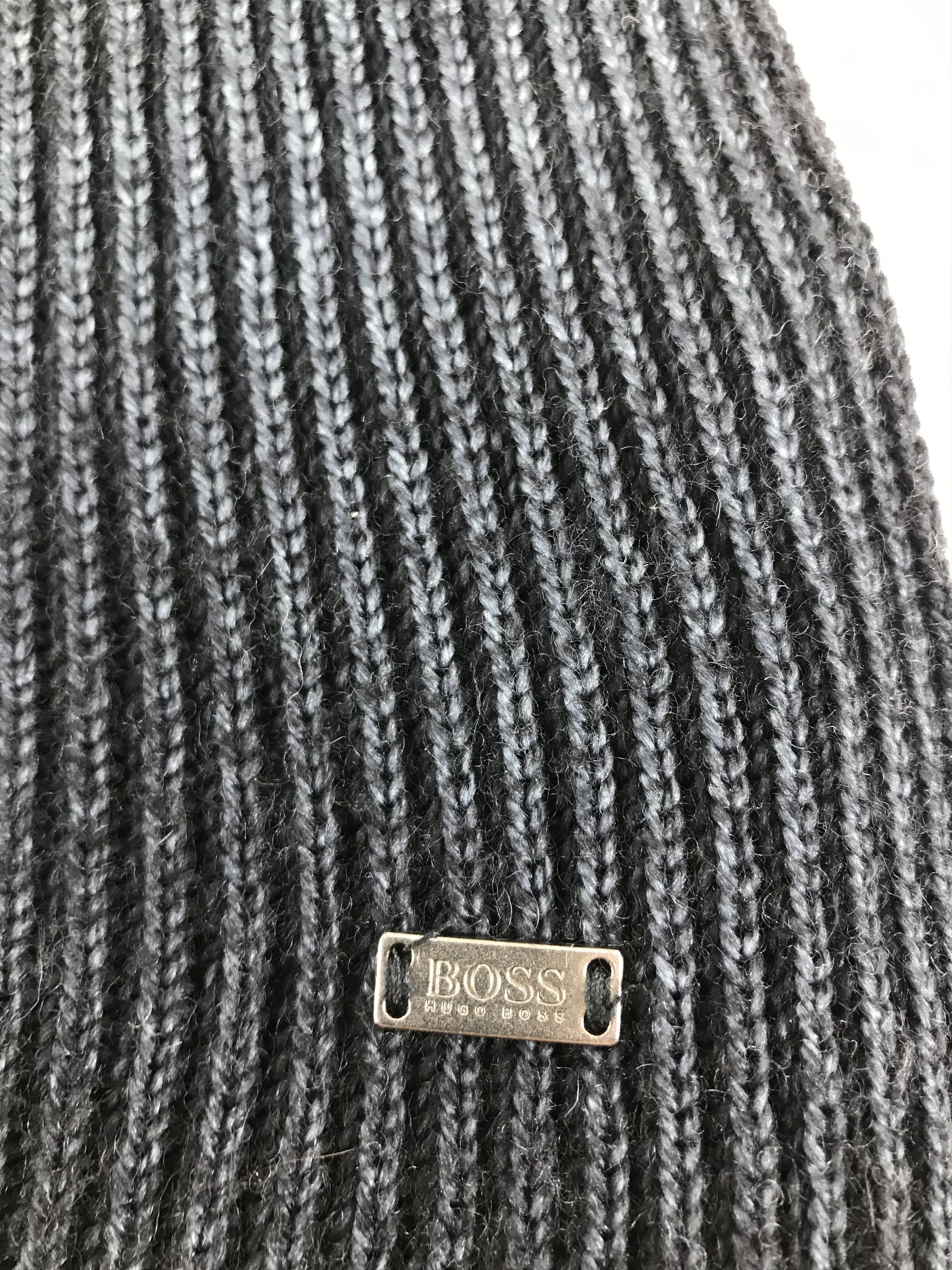 Hugo Boss Boss by Hugo Boss Wool Scarf Muffler V282 Size ONE SIZE - 4 Thumbnail