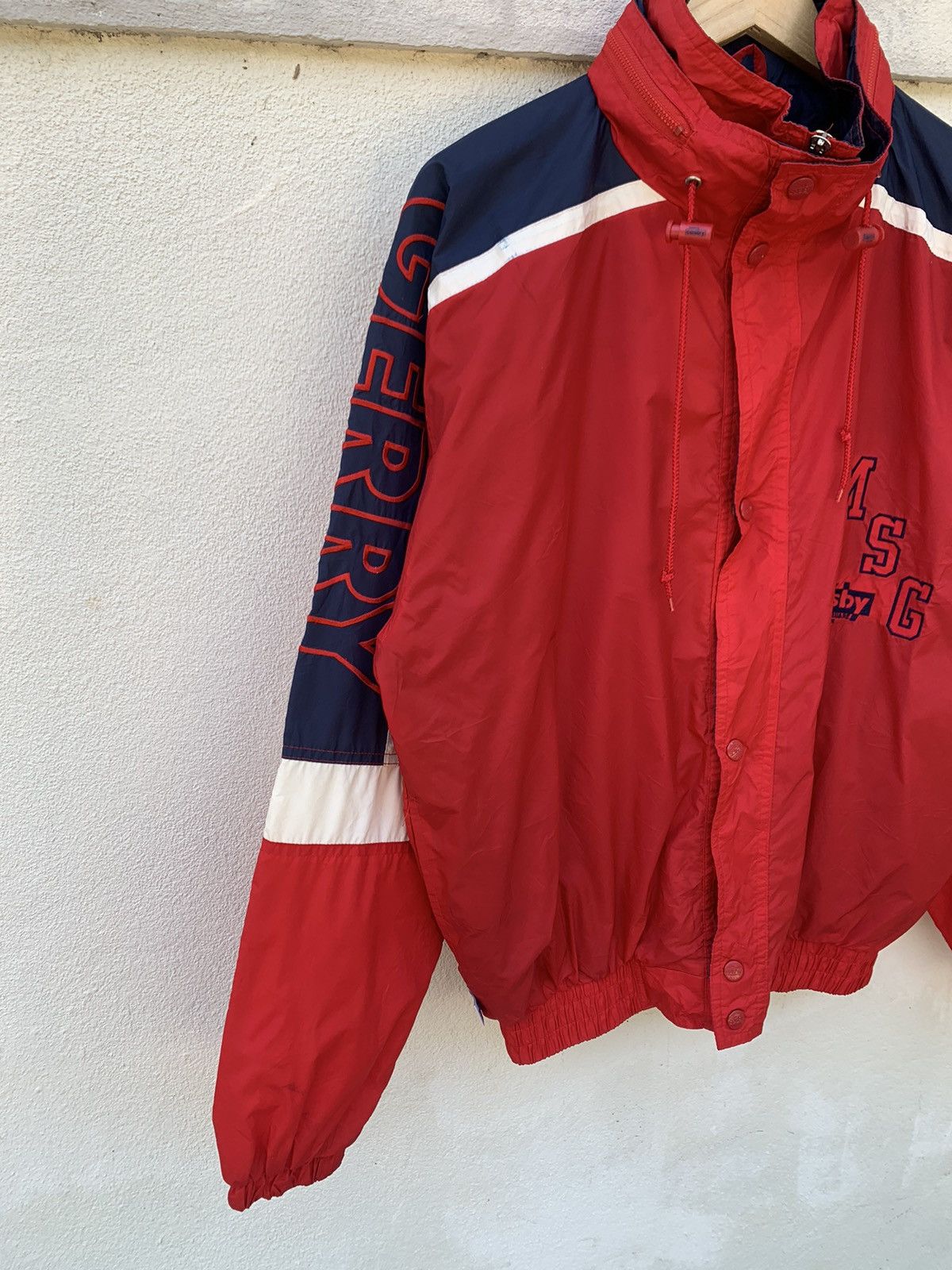 Japanese Brand Gerry Cosby New York Big Logo Jacket Size US L / EU 52-54 / 3 - 4 Thumbnail