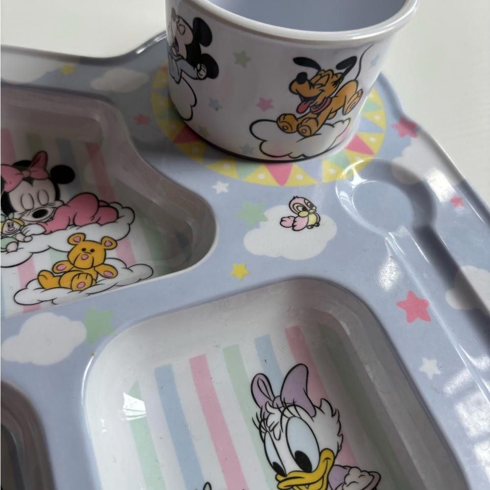 Disney Disney Mickey and Minnie Hard Plastic Toddler Plate Size ONE SIZE - 3 Thumbnail