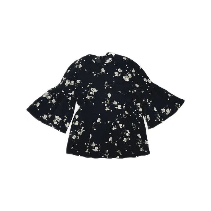 Givenchy Givenchy Floral Bell Sleeve Skirt Hem T-Shirt Size US S / EU 44-46 / 1 - 1 Thumbnail