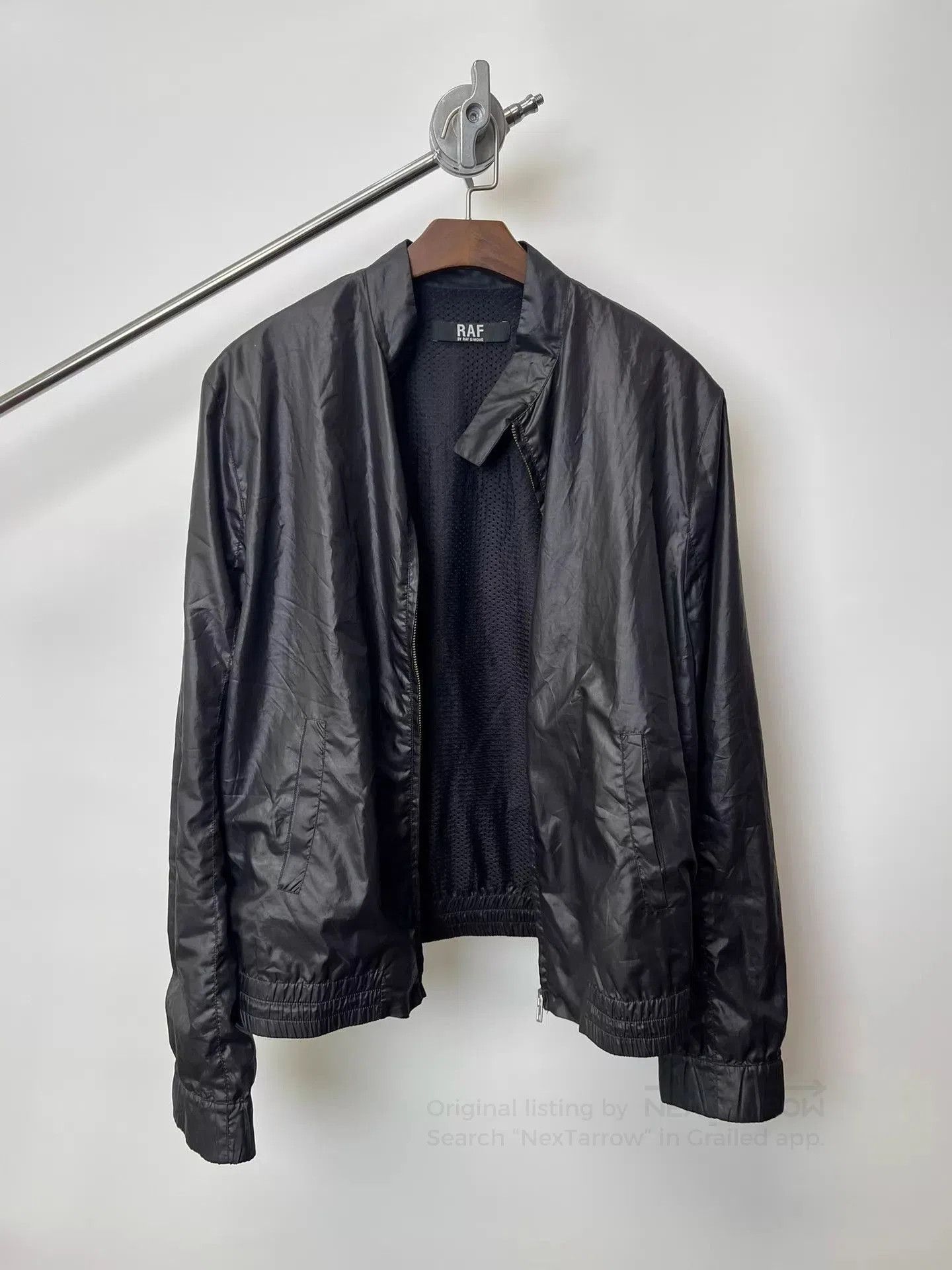 Raf Simons Black Zip-Front Bomber Jacket Size M. Size US M / EU 48-50 / 2 - 8 Thumbnail