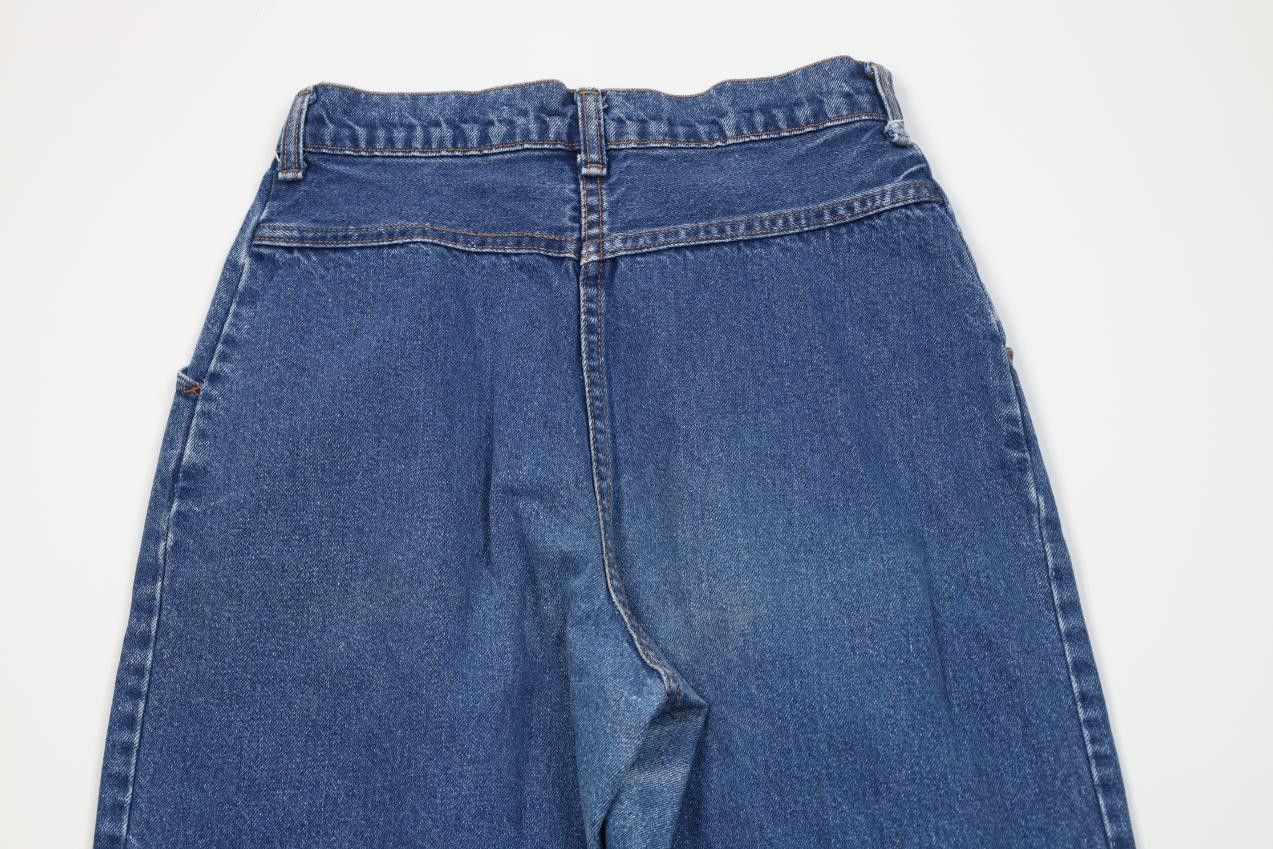 Vintage Vintage 80s 90s Streetwear Relaxed Pleated Denim Jeans Blue Size 26" / US 2 / IT 38 - 10 Thumbnail