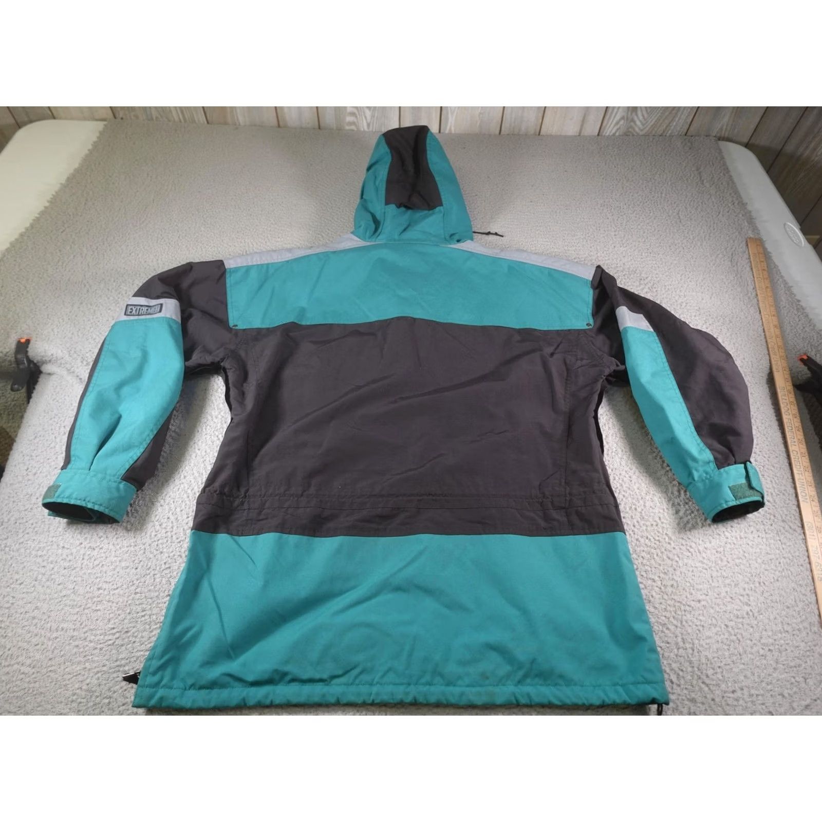 The North Face VINTAGE The North Face Extreme Gear Jacket Mens L Black Hooded Anorak Ski Size US L / EU 52-54 / 3 - 6 Thumbnail