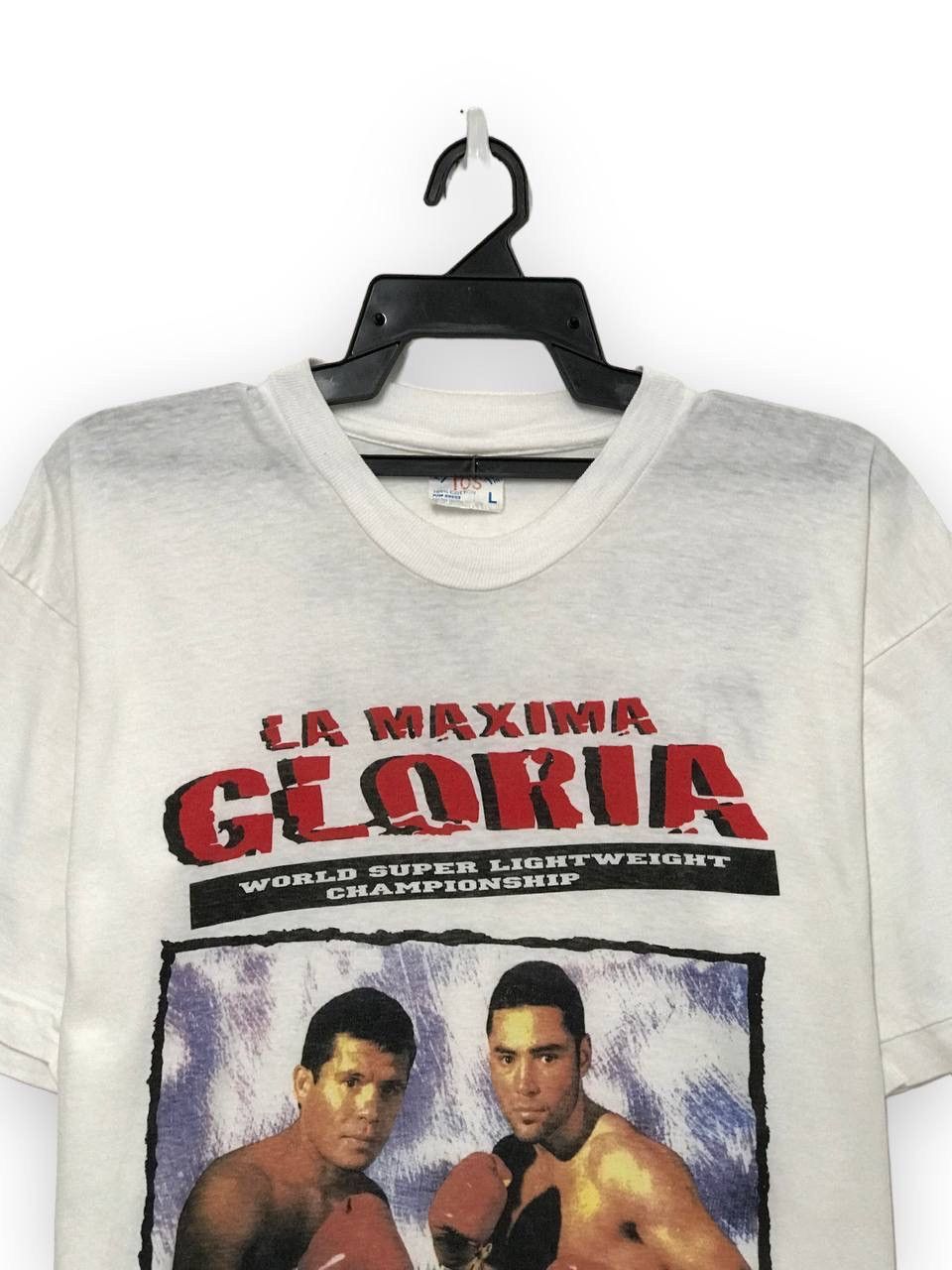 Vintage vintage 1996 chavez vs oscar de la hoya boxing lightweight Size US L / EU 52-54 / 3 - 2 Thumbnail