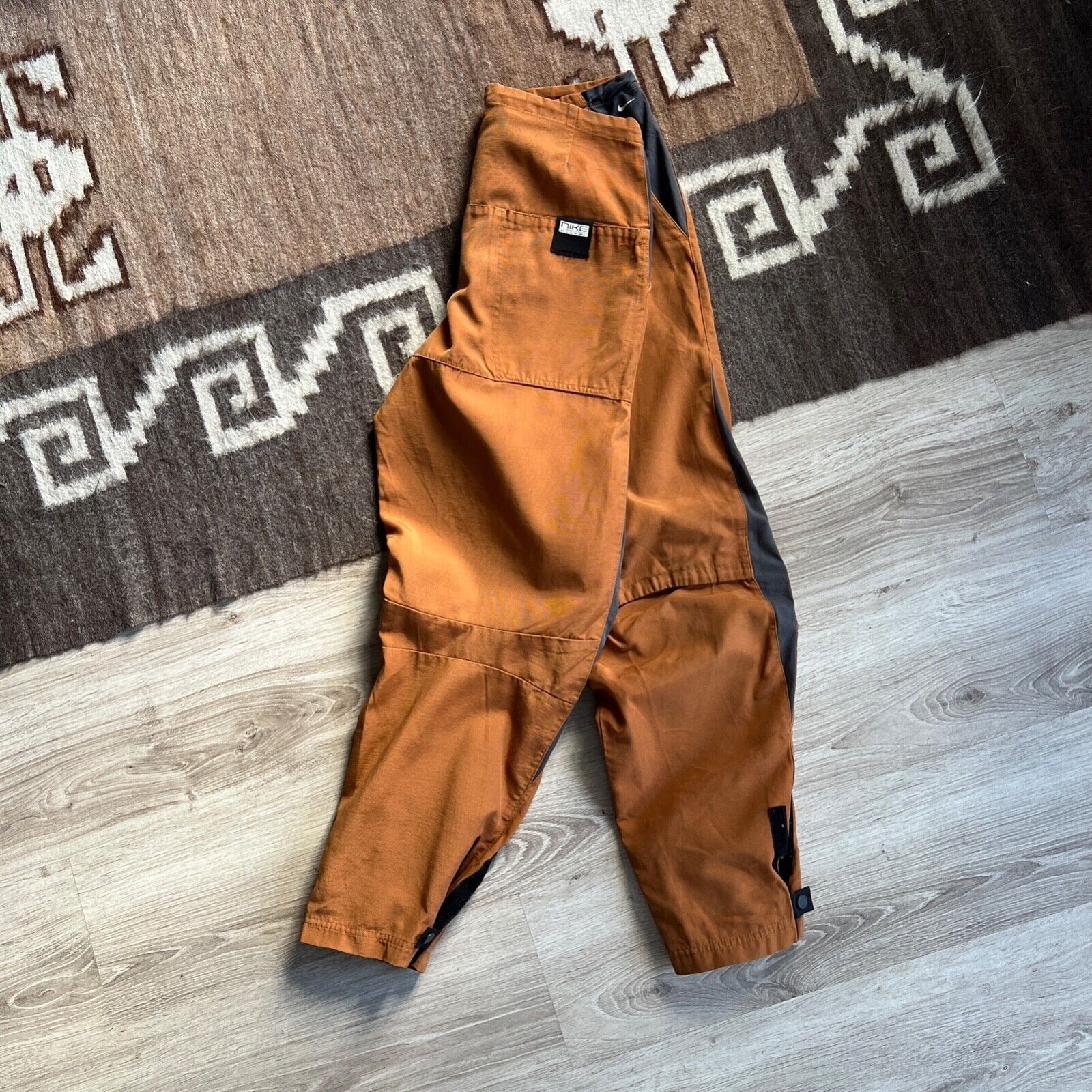 Nike Nike Vintage Orange Nylon Track Pants 8773AC Size US 30 / EU 46 - 3 Thumbnail