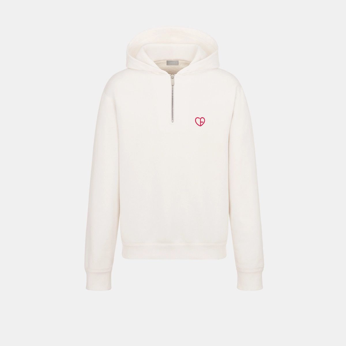 Dior o1bcso1str0226 Relaxed-Fit Hooded Sweatshirt in White Size US S / EU 44-46 / 1 - 1 Thumbnail