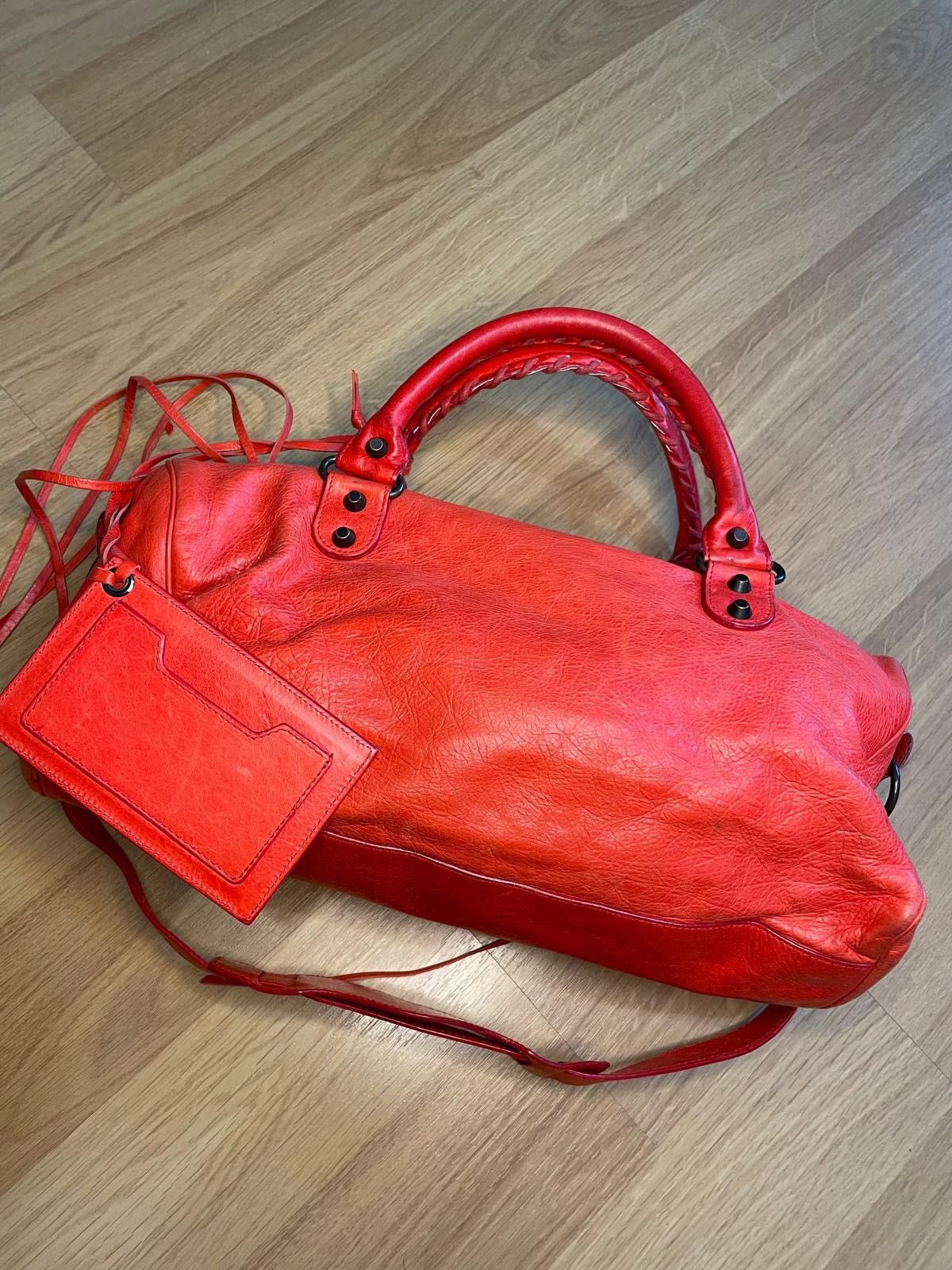 Balenciaga Authentic BALENCIAGA Leather The Twiggy Bag HandBag Size ONE SIZE - 7 Thumbnail