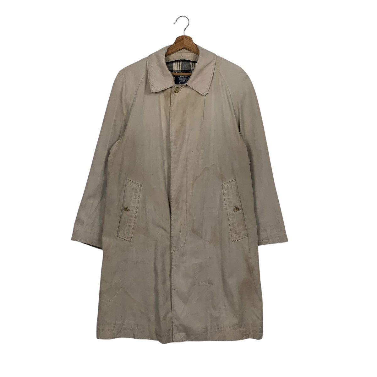 ピカSHOP　Burberry PRORSUM trench coat BURBERRY PRORSUM Trench Coat Made In The Uk Cashmere Blend