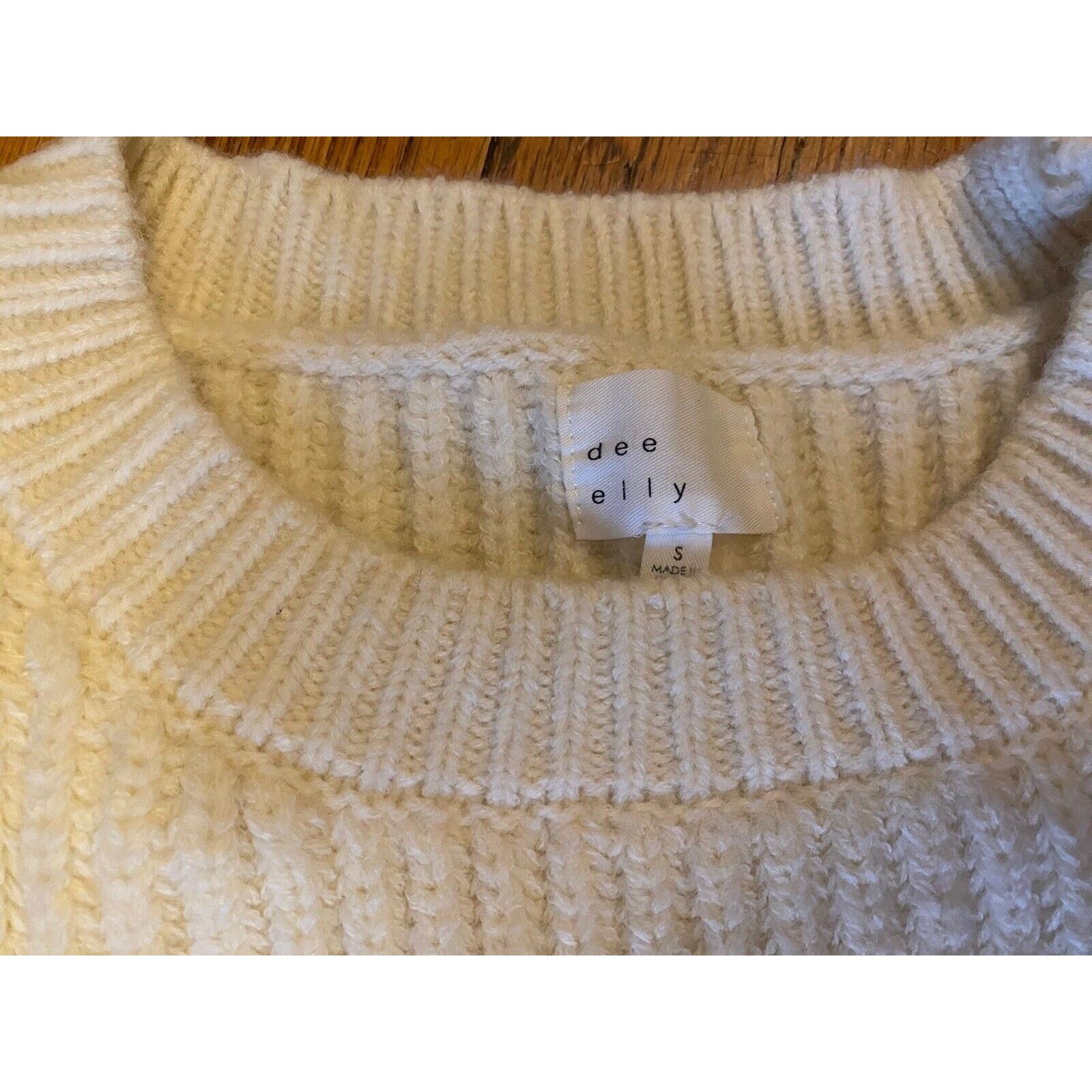 Other Dee Elly Cable Knit Sweater Women’s Small Size S / US 4 / IT 40 - 2 Thumbnail