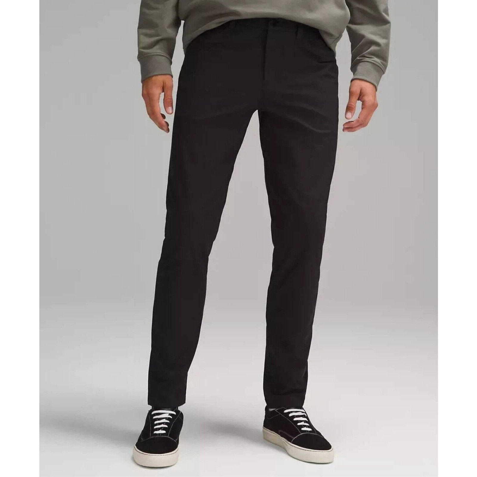 Lululemon Lululemon ABC Slim -Fit Pant Warpstreme Black Size 38X 32” Size US 38 / EU 54 - 1 Thumbnail