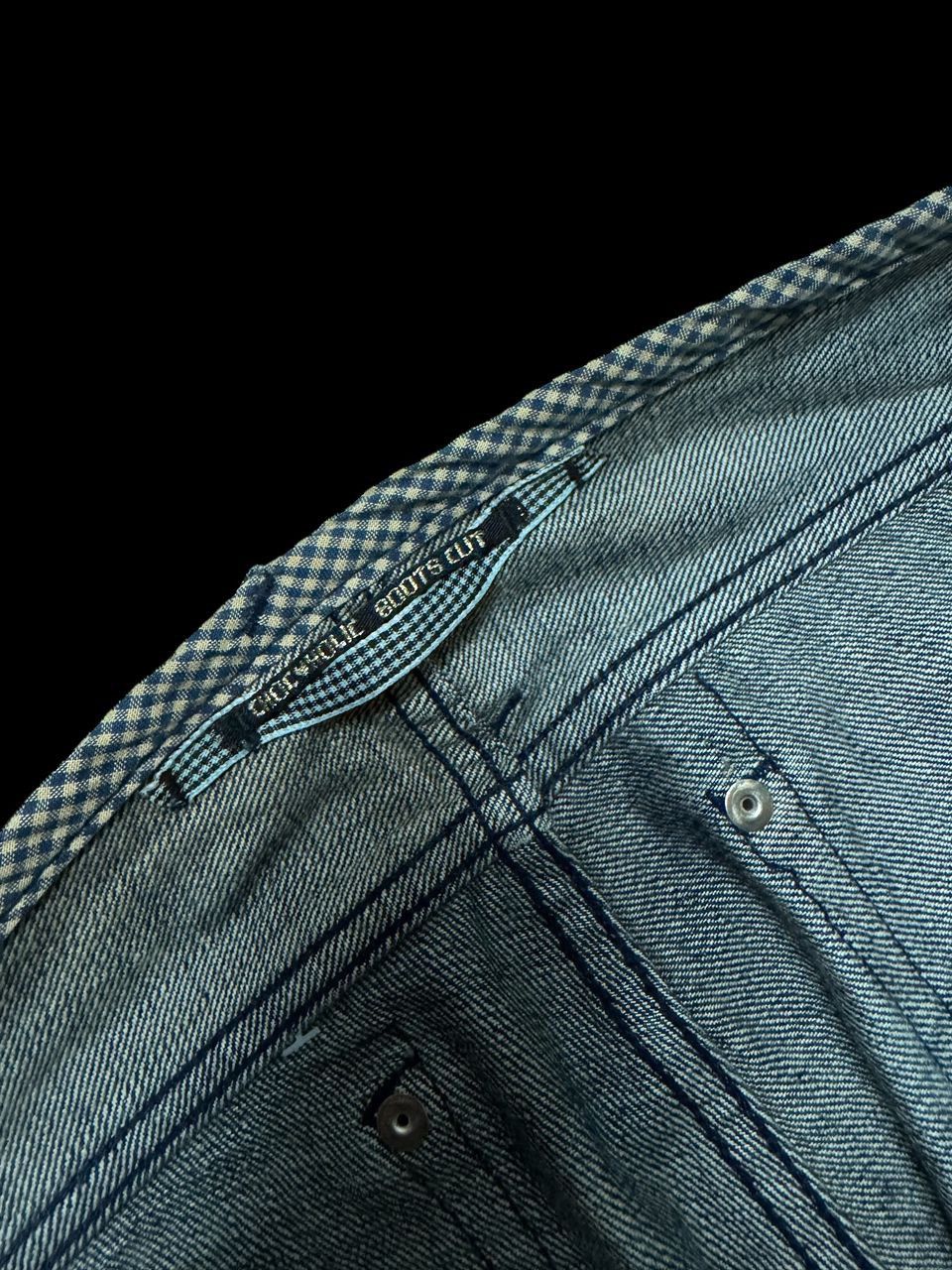 Tornado Mart FLARED Vintage Japanese Whisker Mudwash Distressing Denim Size US 30 / EU 46 - 11 Thumbnail