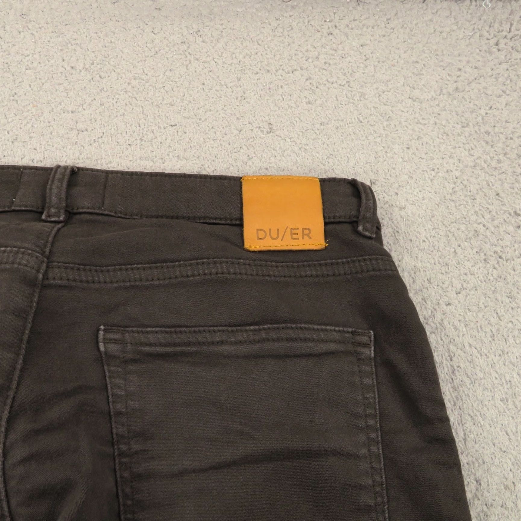 Vintage DU/ER Pants Womens Slim Straight 28x32 Travel Casual Workwear Size 28" / US 6 / IT 42 - 4 Thumbnail