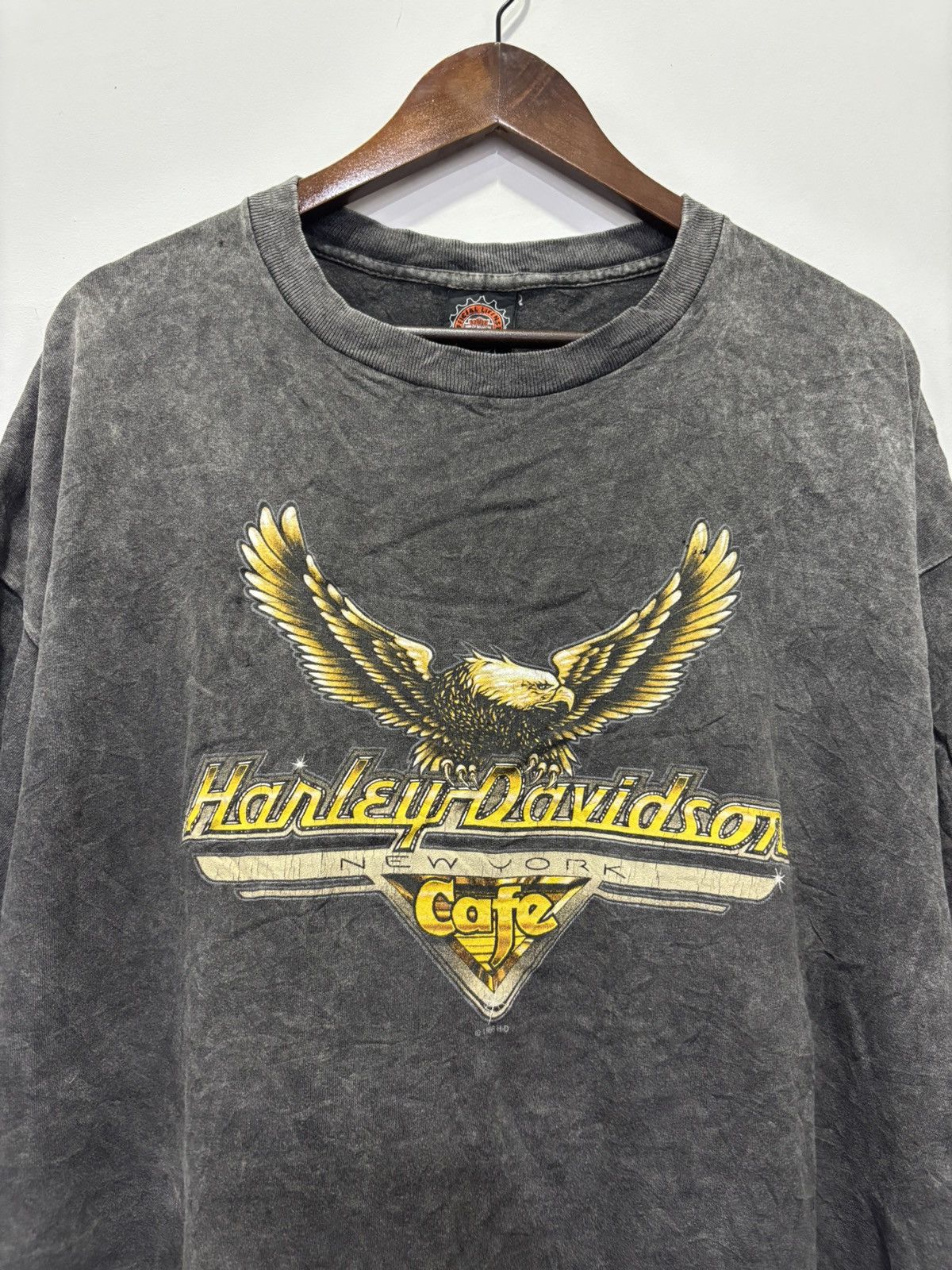 Harley Davidson × Vintage Vintage 90’s Harley Davidson Tshirt Size US XXL / EU 58 / 5 - 2 Thumbnail