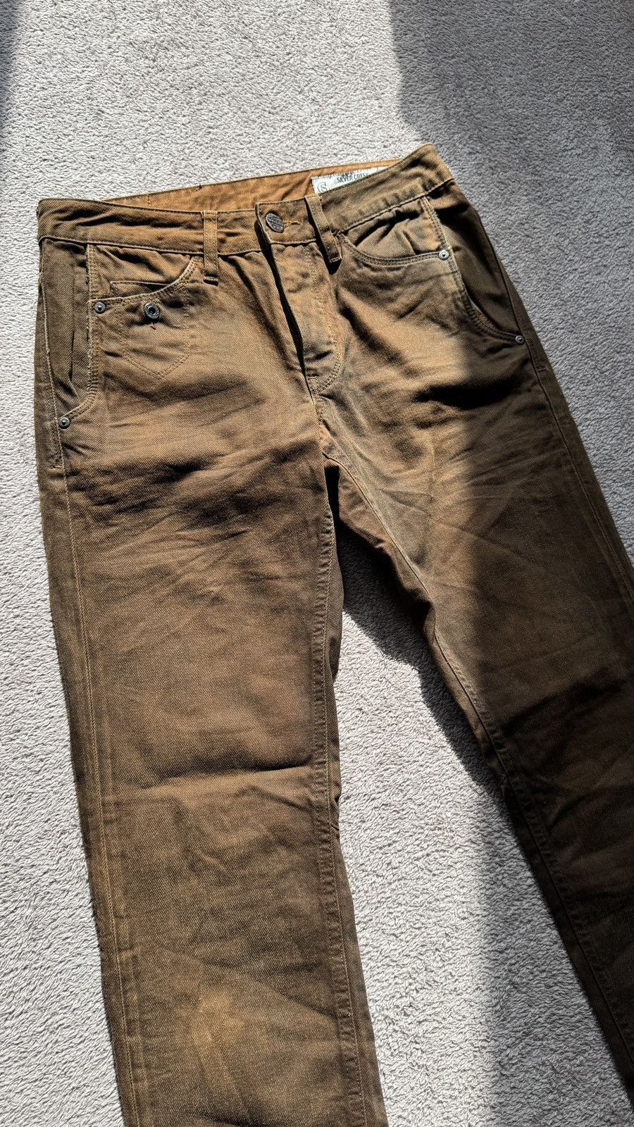 If Six Was Nine Vintage Y2K Loose Fit Jeans Punk Grunge Mudwash Faded Denim Size US 28 / EU 44 - 2 Thumbnail
