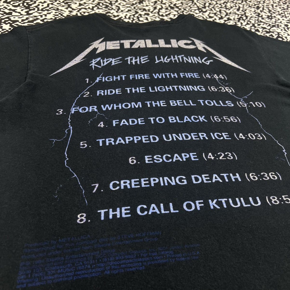 Metallica Vintage Y2K Metallica Ride The Lighting Band Rock Tour Size US M / EU 48-50 / 2 - 16 Thumbnail