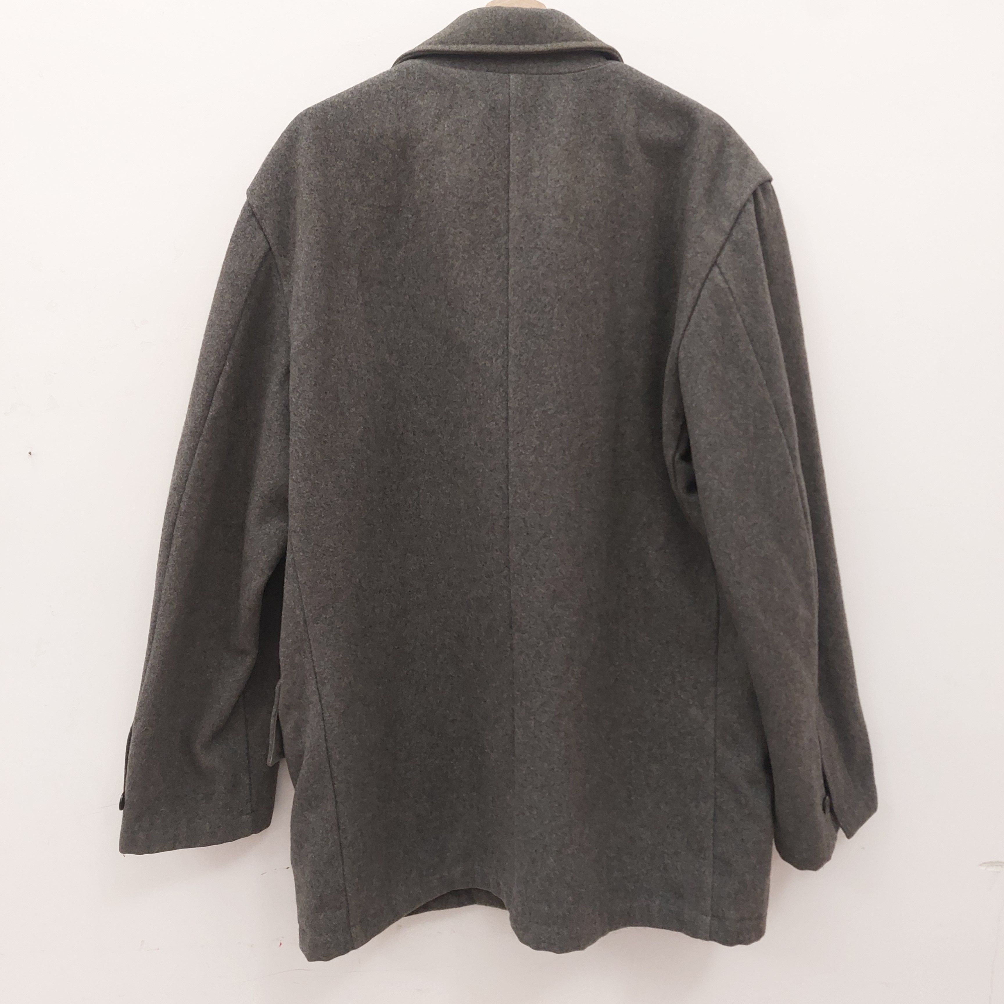 Stone Island Stone Island Vintage Wool field Jacket Grey XL green badge Size US XL / EU 56 / 4 - 6 Thumbnail