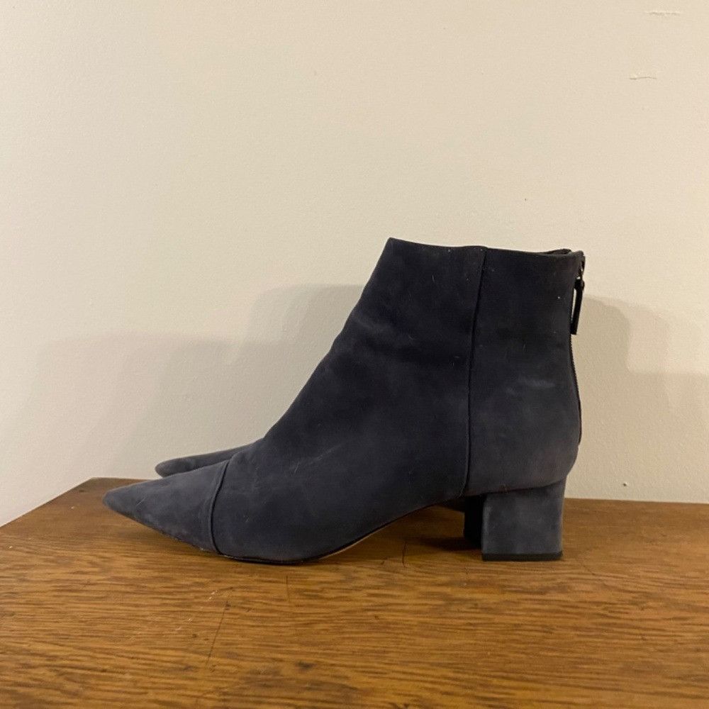 Alexandre Birman Alexandre Birman Blue Suede Heeled Boots EU 38.5 Size US 8 / IT 38 - 6 Thumbnail
