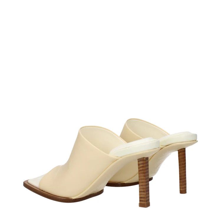 Jacquemus ob1o1e1124 Leather Sandals in Beige Size US 6 / IT 36 - 4 Thumbnail