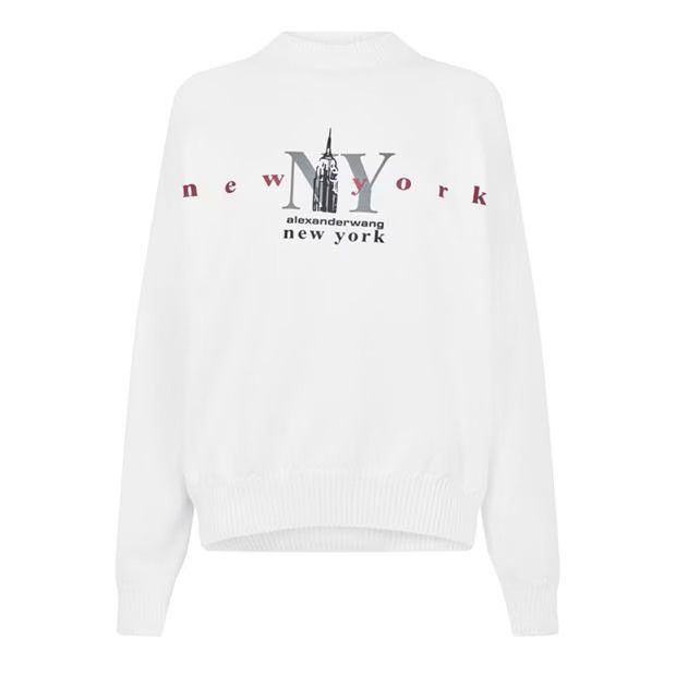 Alexander Wang o1g2r1mq0824 Sweatshirts in White Size S / US 4 / IT 40 - 1 Thumbnail