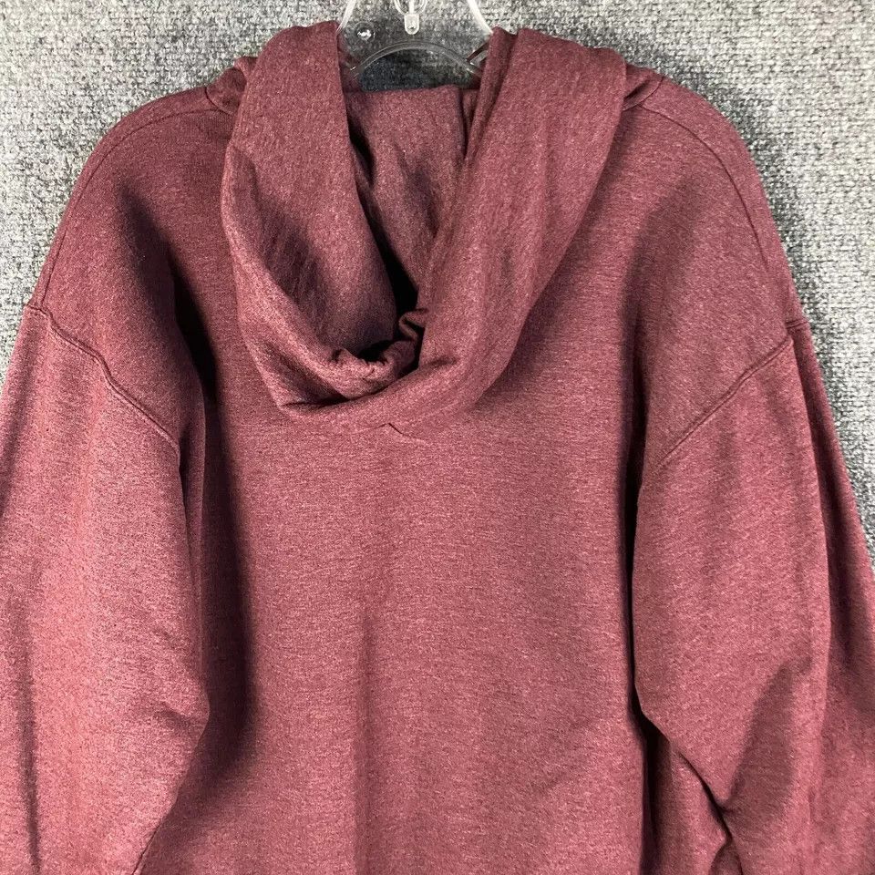 Champion Champion Hoodie Men's Large Burgundy Pullover Drawstring Eco Size US L / EU 52-54 / 3 - 8 Thumbnail
