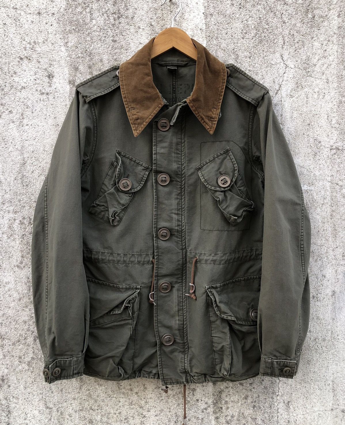 Vintage Vintage Fatigues Flash Report Military Army Combat Jacket Size US M / EU 48-50 / 2 - 1 Thumbnail