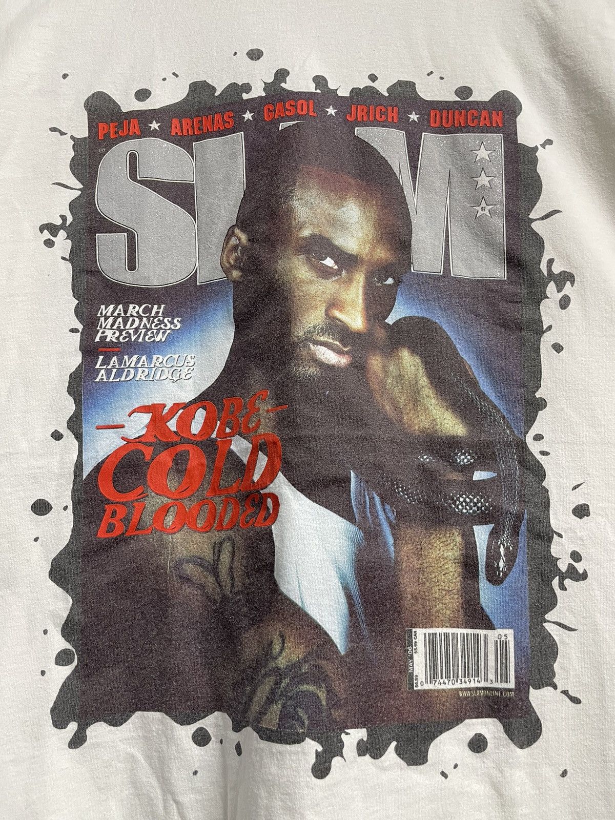 Other Vintage 00s Slam Kobe Bryant T-Shirt. Size US XL / EU 56 / 4 - 3 Thumbnail