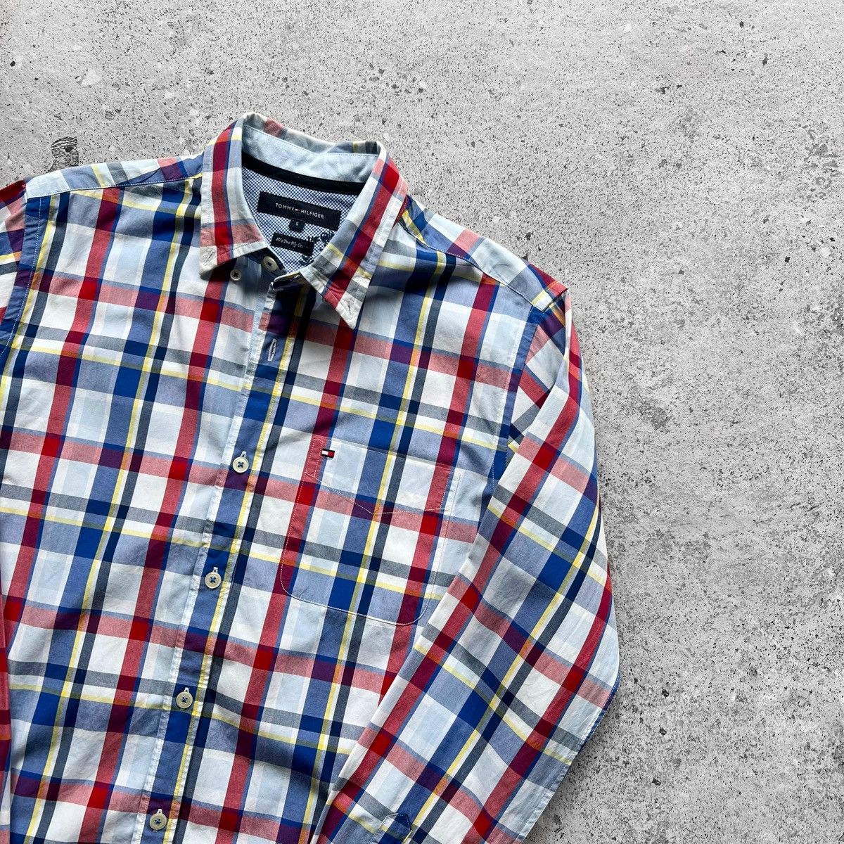 Designer × Tommy Hilfiger Tommy Hilfiger Multicolor Plaid Long Sleeve Button Shirt Size US S / EU 44-46 / 1 - 3 Thumbnail