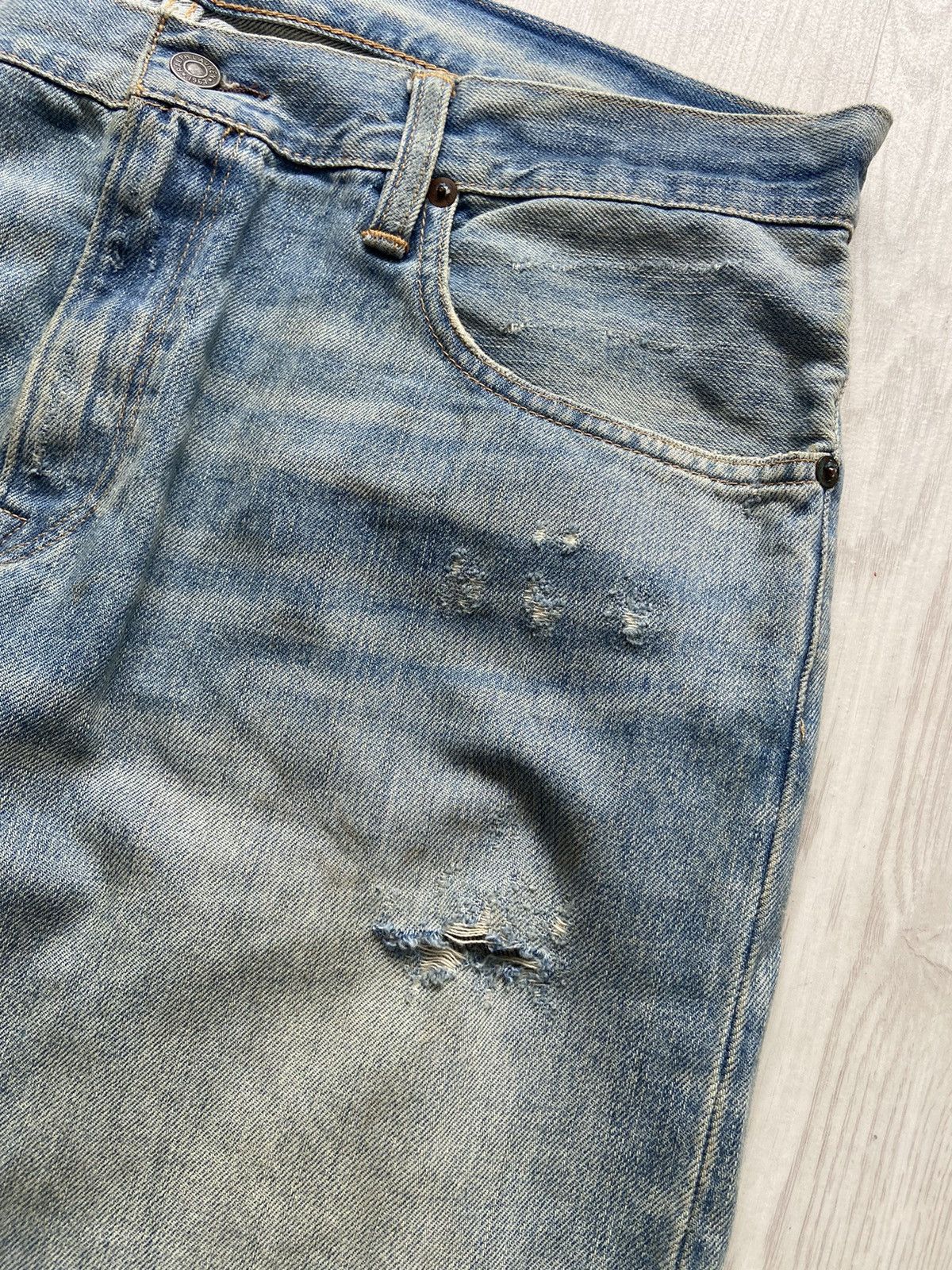 Polo Ralph Lauren × RRL Ralph Lauren Vintage Polo Ralph Lauren Varick Slim Straight Denim Pants Size US 37 - 2 Thumbnail