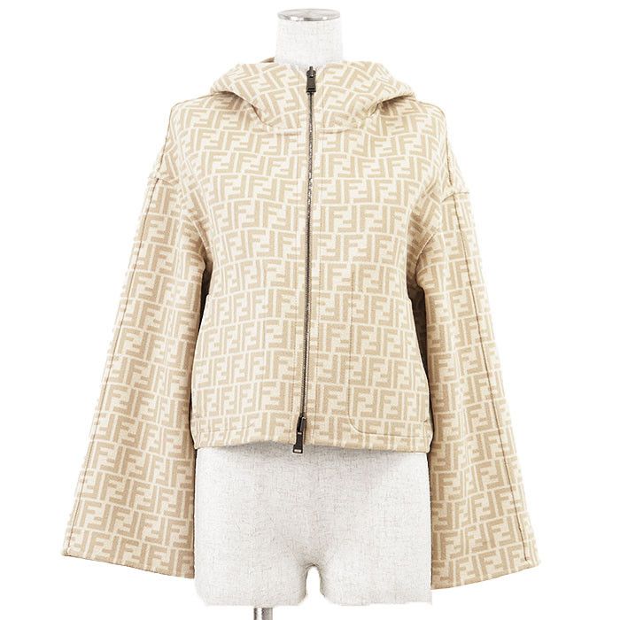 Fendi Fendi Fendi Reversible Wool Melton Jacket Leather Outerwear FJ6993 DUTY FREE for USA Size ONE SIZE - 1 Thumbnail