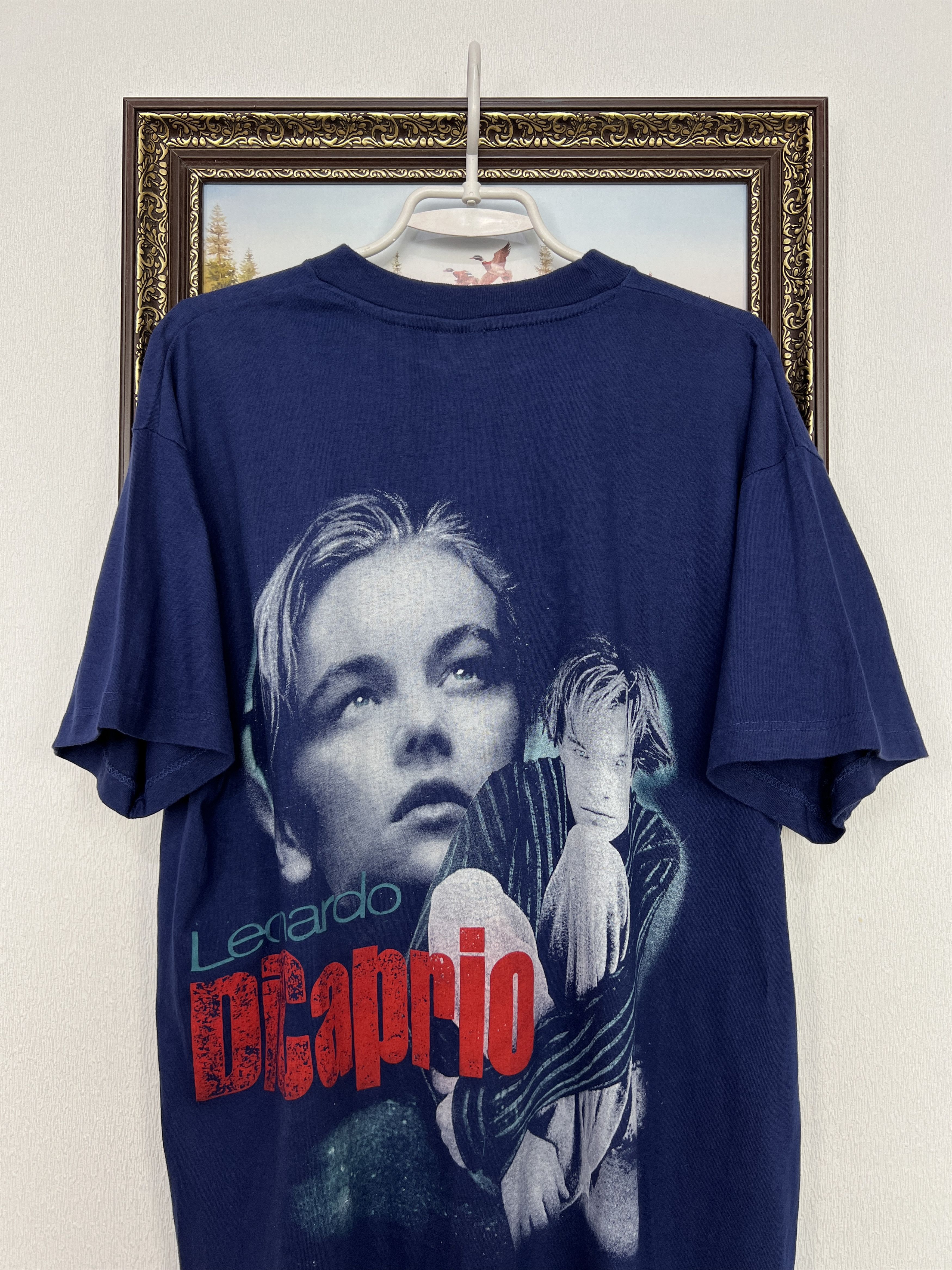 Vintage Vintage 90's Leonardo DiCaprio Titanic Movie Tee Shirt Size US L / EU 52-54 / 3 - 9 Thumbnail