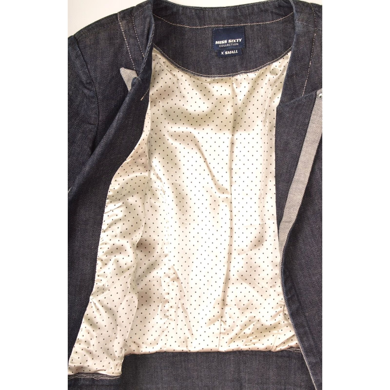 Miss Sixty Miss Sixty Rondha Denim Jean Jacket Blue Size XS Made in Albania Womens Size 26" / US 2 / IT 38 - 5 Thumbnail