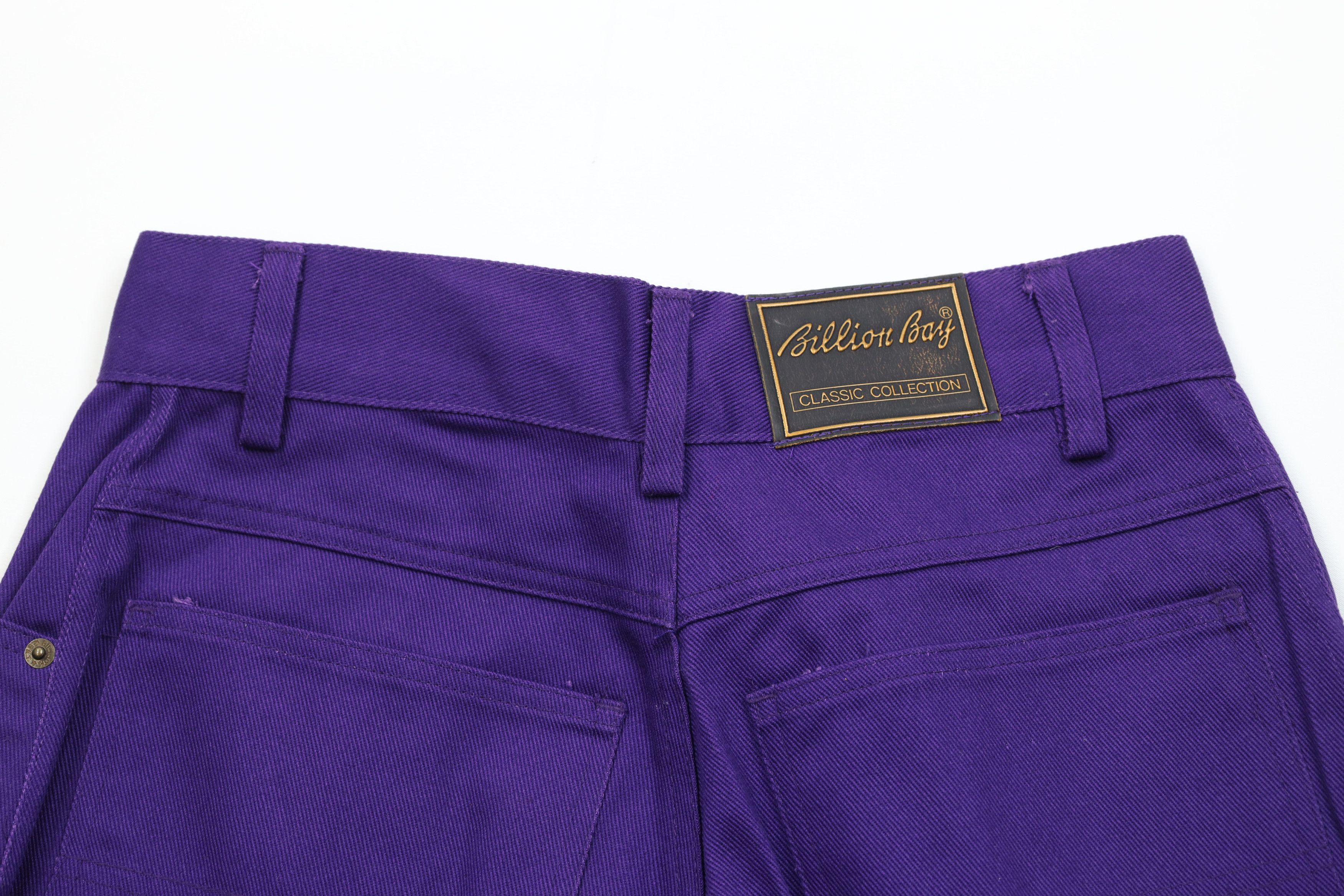 Vintage Deadstock Vintage 90s Streetwear Denim Jean Shorts Purple Size US 30 / EU 46 - 8 Thumbnail