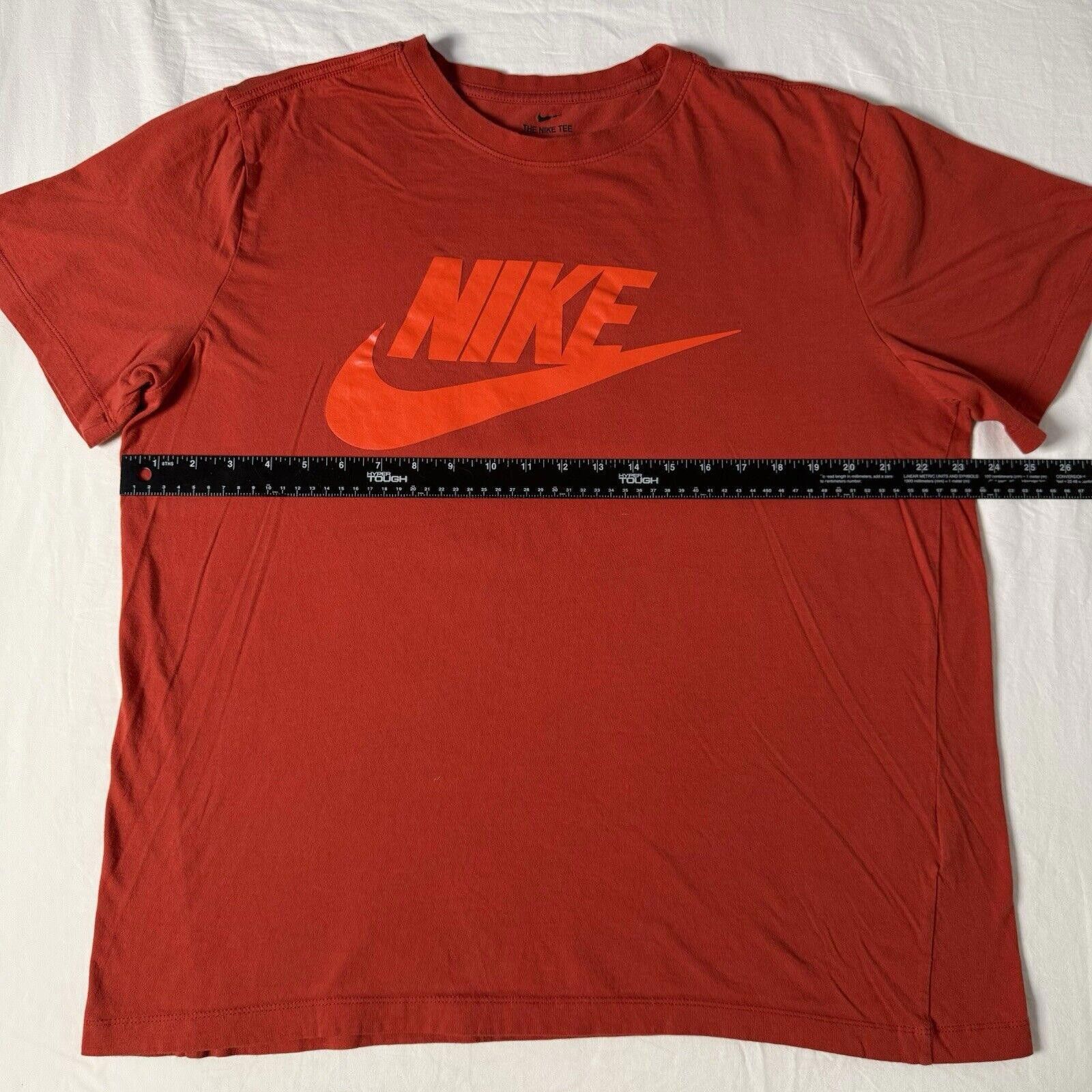 Nike The Nike Tee Logo T-Shirt Short Sleeve Red Men's Sz 2XL Size US XXL / EU 58 / 5 - 7 Thumbnail