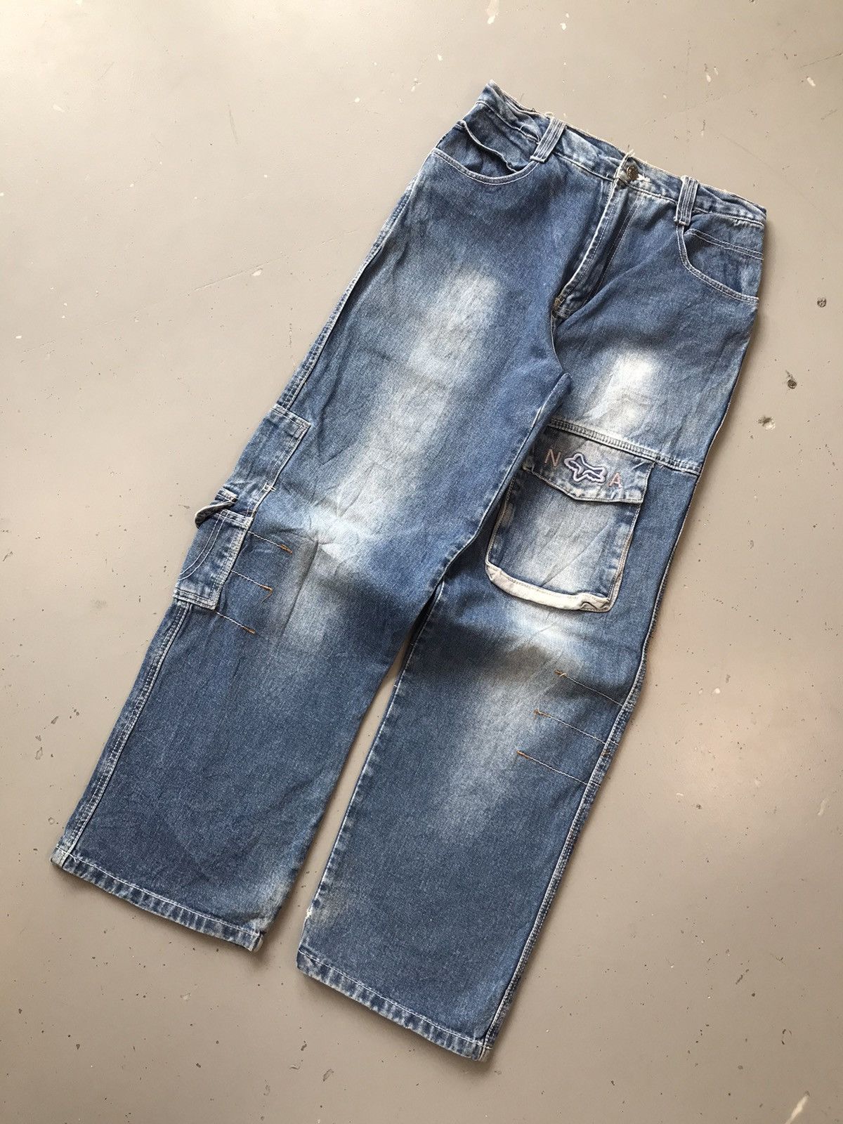 Vintage × Wrangler Vintage wrangler big pocket embroidered cargo denim Size US 30 / EU 46 - 3 Thumbnail