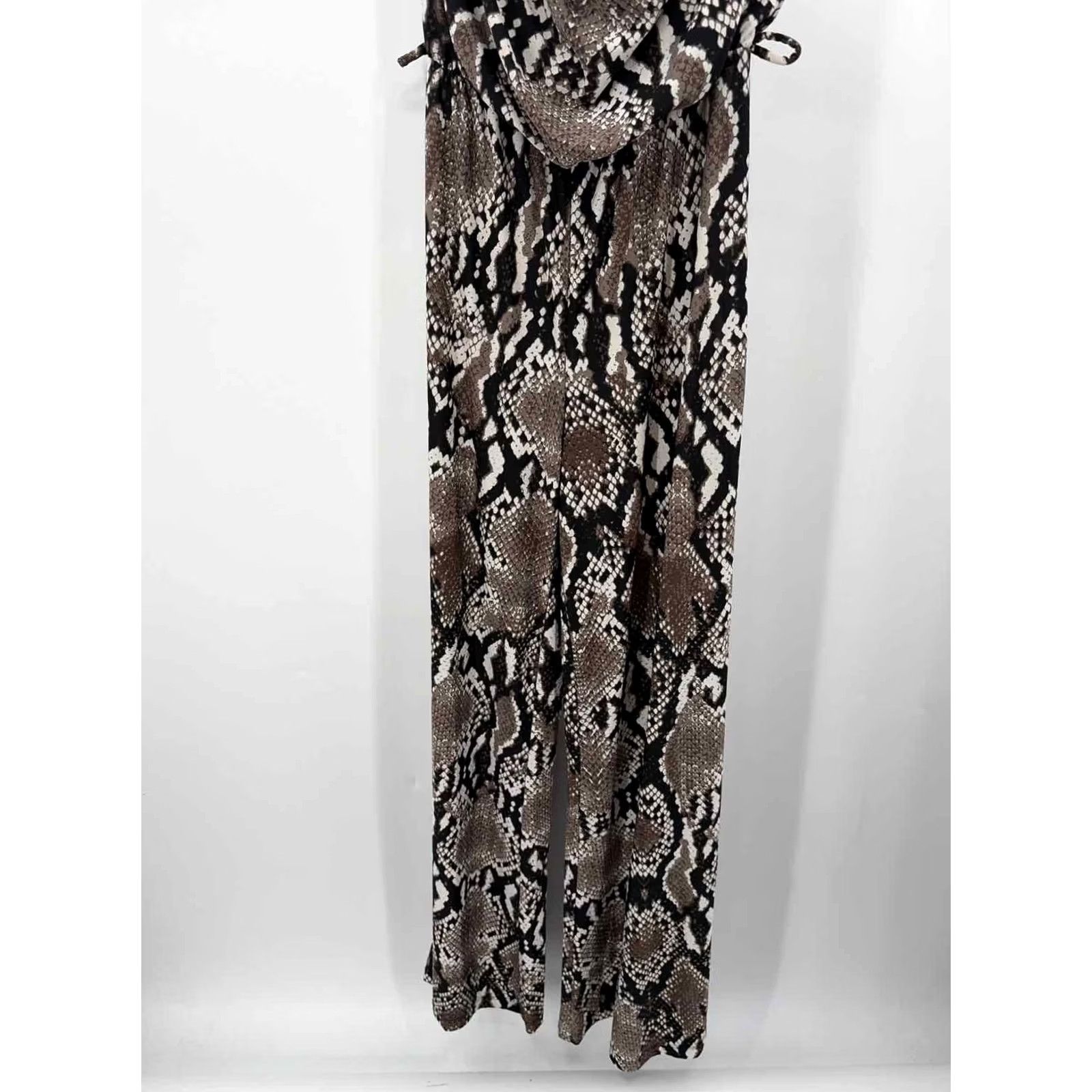 Vintage Sandiva Grey Strapless Jumpsuit Small Adults? Size 28" / US 6 / IT 42 - 2 Thumbnail