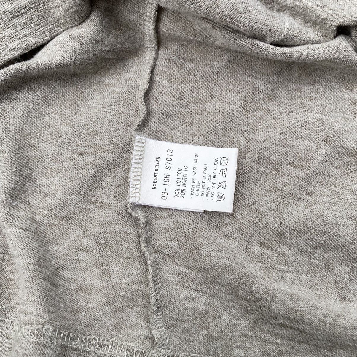 Robert Geller ROBERT GELLER Light Grey Graphic Logo T-Shirt Size US S / EU 44-46 / 1 - 6 Thumbnail