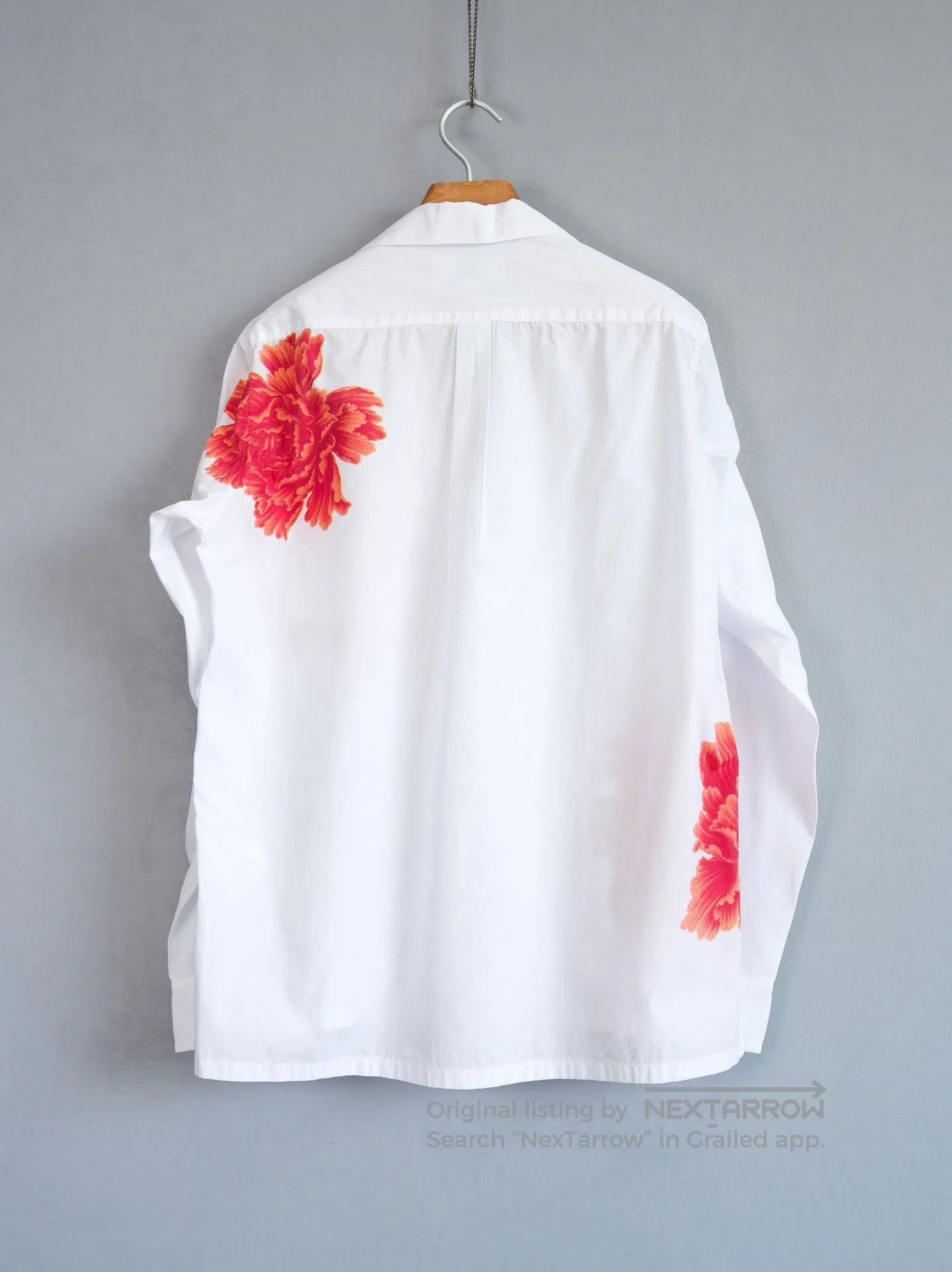 Yohji Yamamoto Yohji Yamamoto 05AW Yuzen Peony Shirt. Size US XL / EU 56 / 4 - 2 Thumbnail