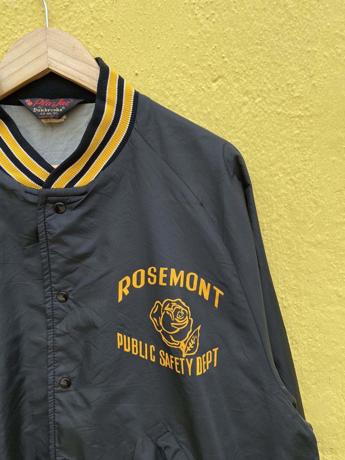 Vintage Vintage pla jac Dunbrooke rosemont satin varsity jacket Size US XL / EU 56 / 4 - 12 Thumbnail
