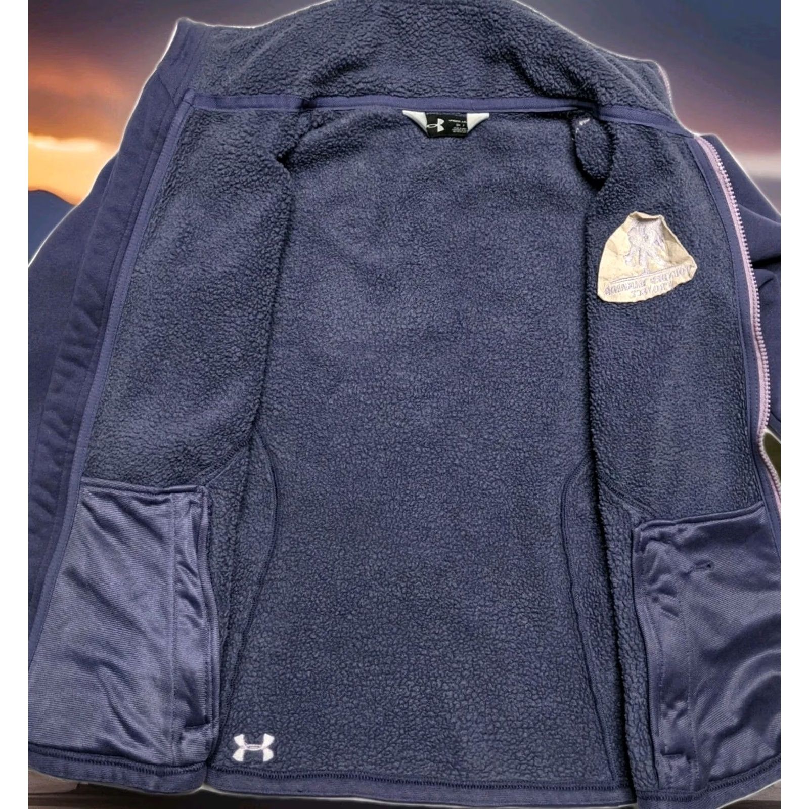 Under Armour Under Armour Jacket Womens Small Purple COLDGEAR Military Wounded Warrior Project Storm Size S / US 4 / IT 40 - 4 Thumbnail