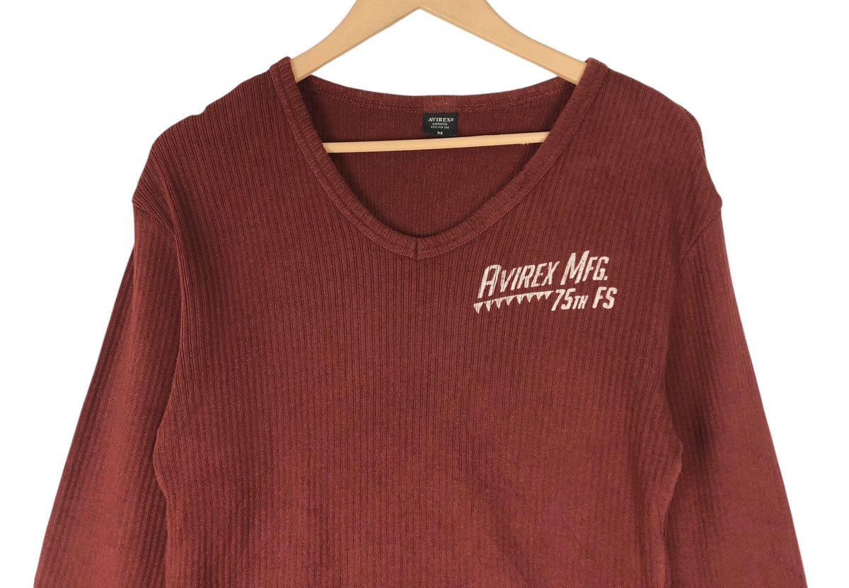 Avirex × Japanese Brand Avirex Tiger Sharks Stretch Cotton Longsleeve T Shirt Size US M / EU 48-50 / 2 - 6 Thumbnail