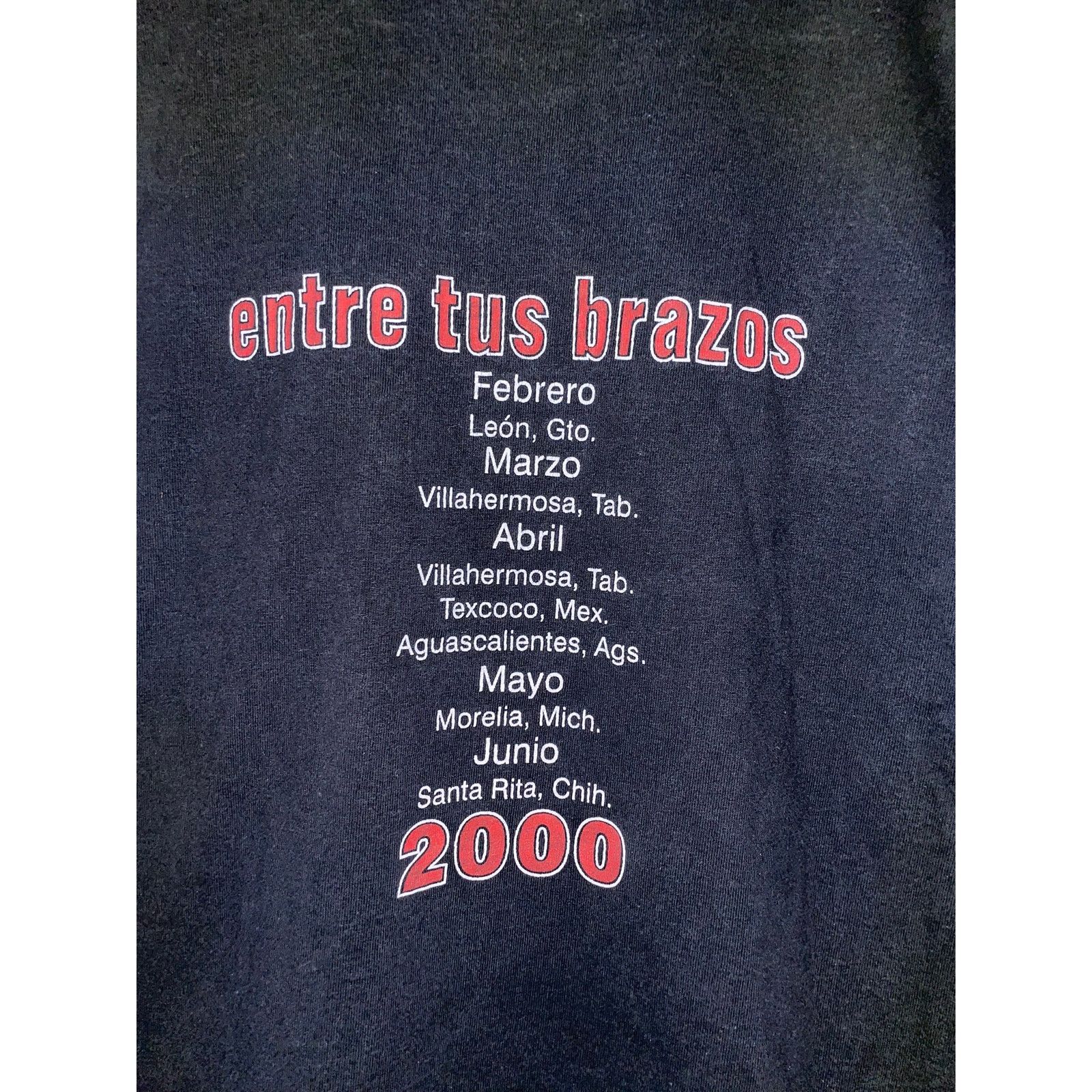 Vintage Y2K Alejando Fernandez Shirt Entre Tus Brazos Mexican 2000s Size US M / EU 48-50 / 2 - 8 Thumbnail