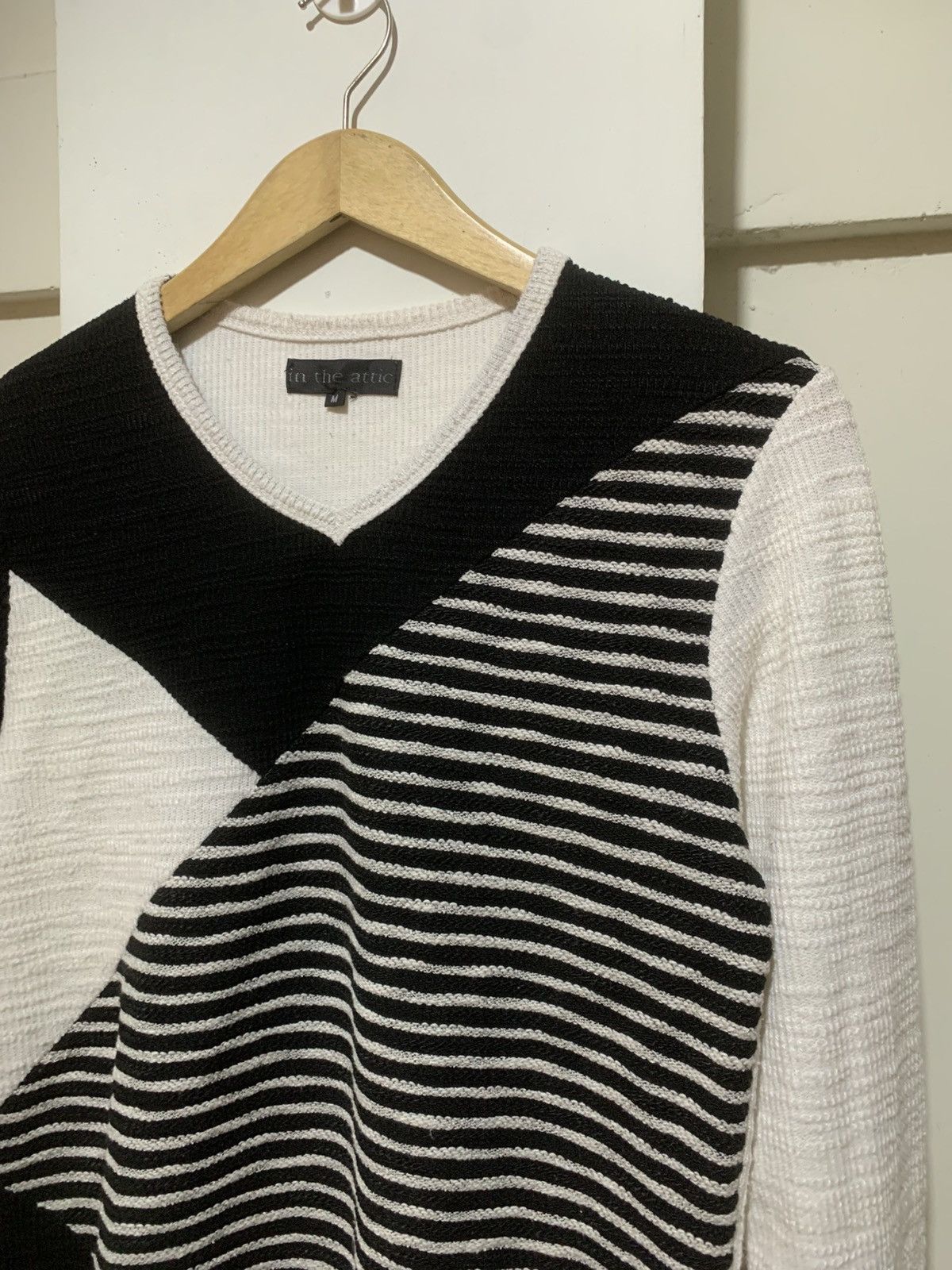 Hysteric Glamour × Undercover Vintage In the Attic Punk Wool Longsleeve Tee Shirt Size US M / EU 48-50 / 2 - 6 Thumbnail