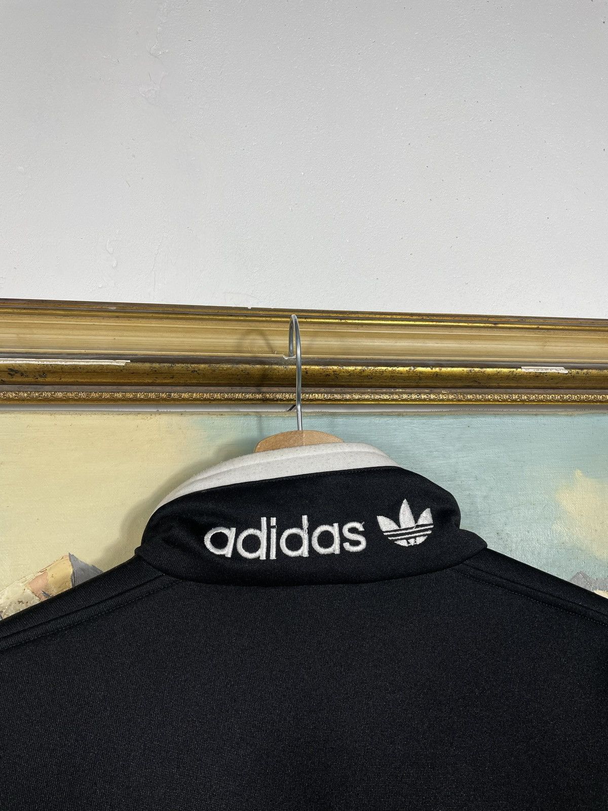 Adidas × Vintage Adidas Vintage Y2k Zip Black Track Jacket Sweatshirt Cyber Size US L / EU 52-54 / 3 - 7 Thumbnail