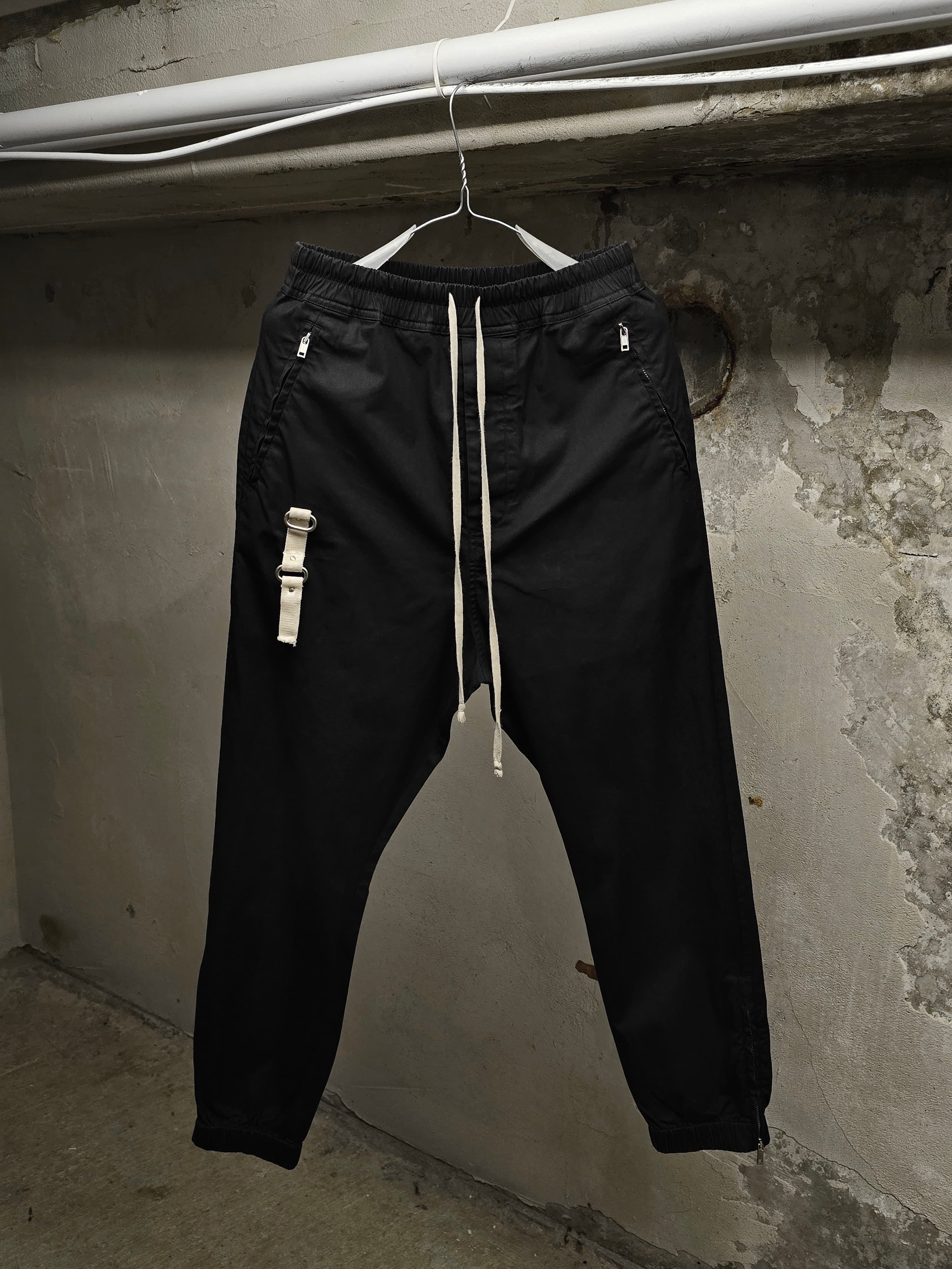 Rick Owens FW14 Rick Owens Moody Wool Drawstring Drop Crotch Pants