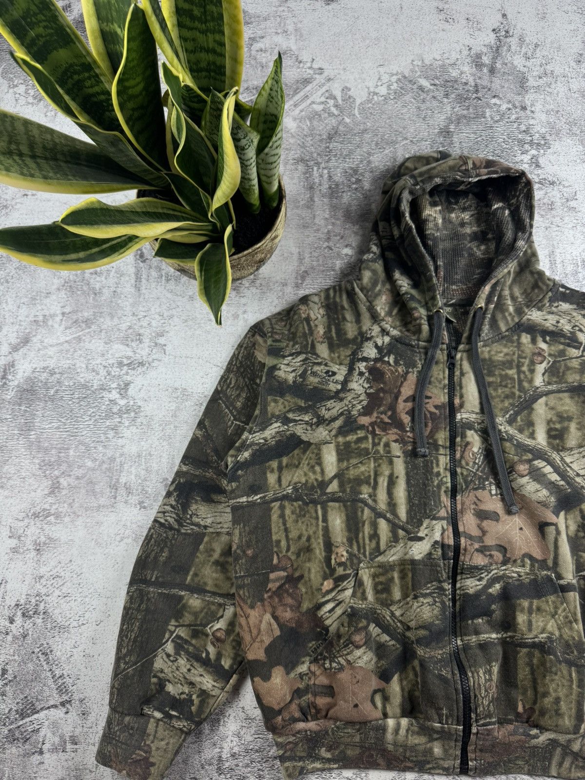Realtree Country Wear Camo RealTree Jungle Men’s M Cotton Mountain Zip Hoodie Pullovover Size US M / EU 48-50 / 2 - 5 Thumbnail