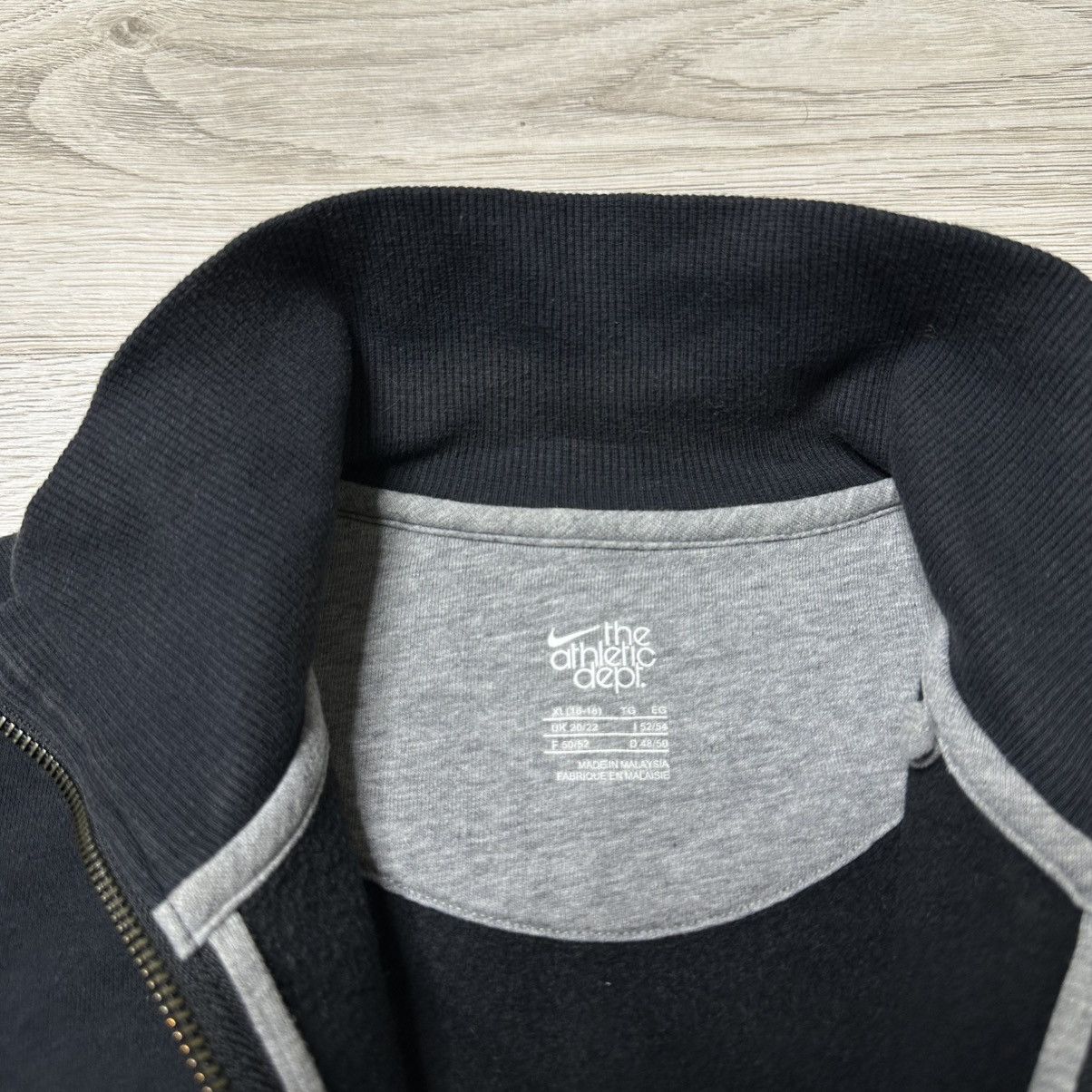Nike Vintage Nike sweatshirt full zip jacket S Y2k Swoosh gray Size US S / EU 44-46 / 1 - 4 Thumbnail