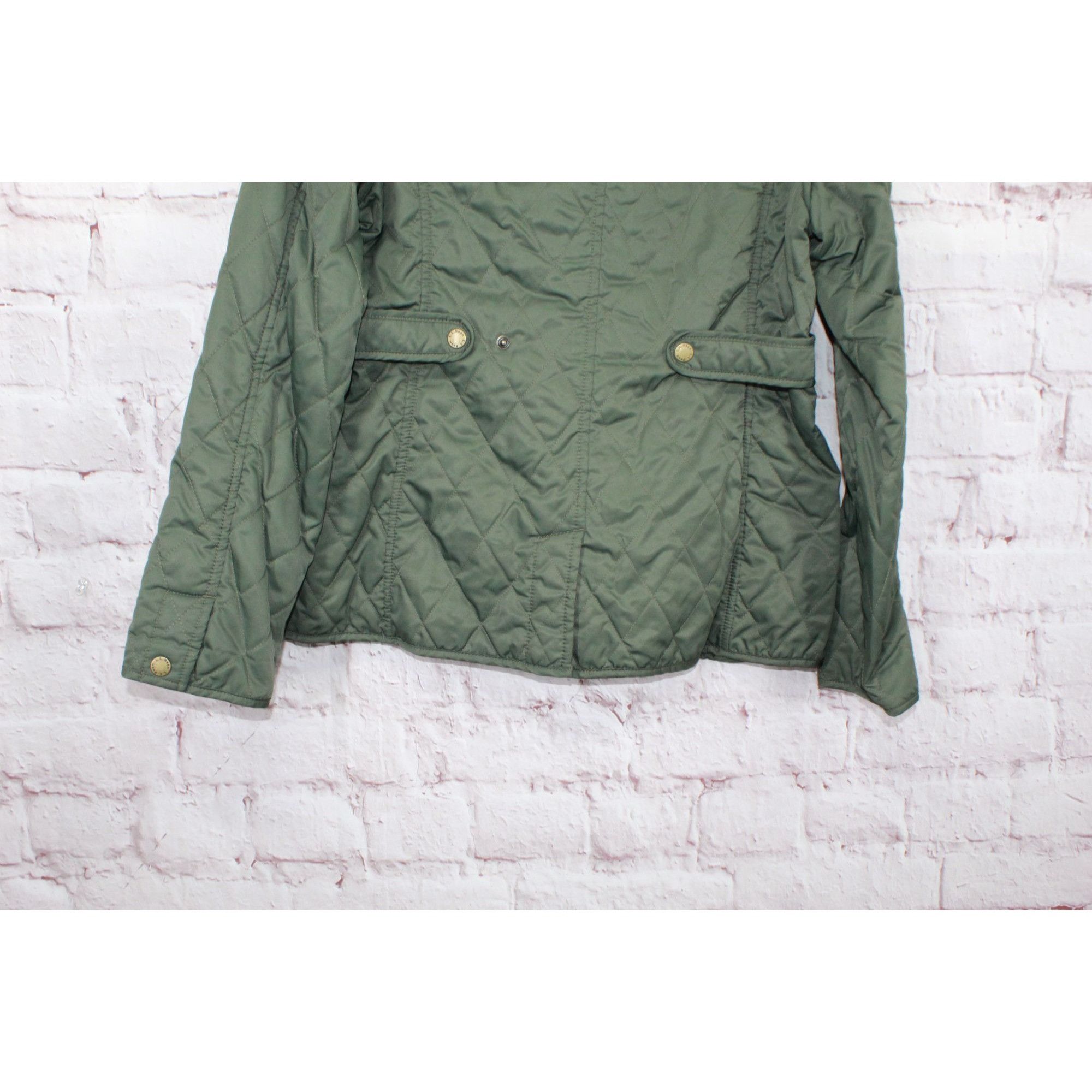 L.L. Bean LL Bean Quilted Riding Jacket Deep Olive XS Petite Size XS / US 0-2 / IT 36-38 - 6 Thumbnail