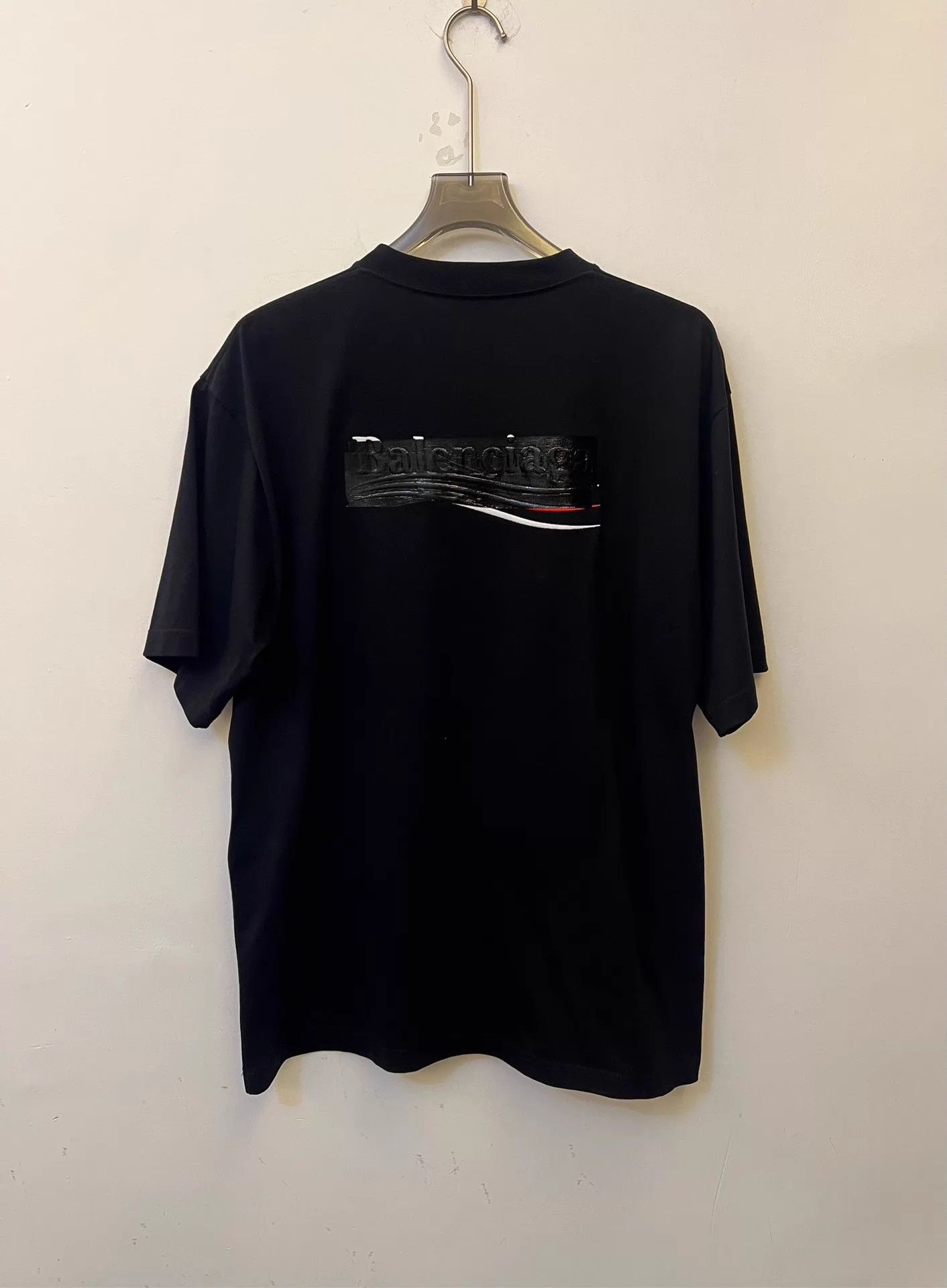 Balenciaga Balenciaga Logo Crew Neck Short Sleeve T-Shirt Black Men S Size US S / EU 44-46 / 1 - 3 Thumbnail