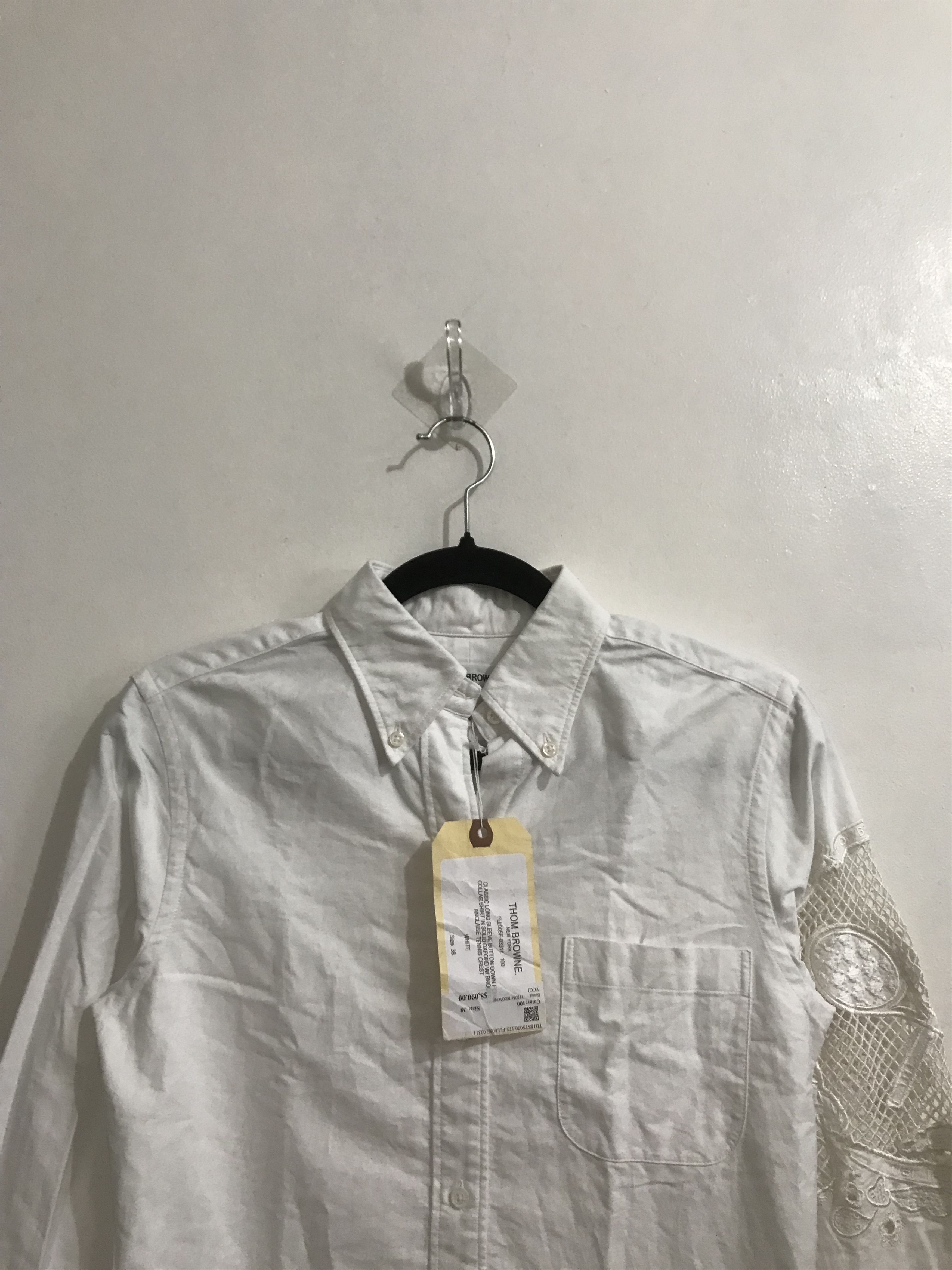 Thom Browne Rare Thom Browne Button Down Longsleeve with Tennis Crest Size US XS / EU 42 / 0 - 2 Thumbnail