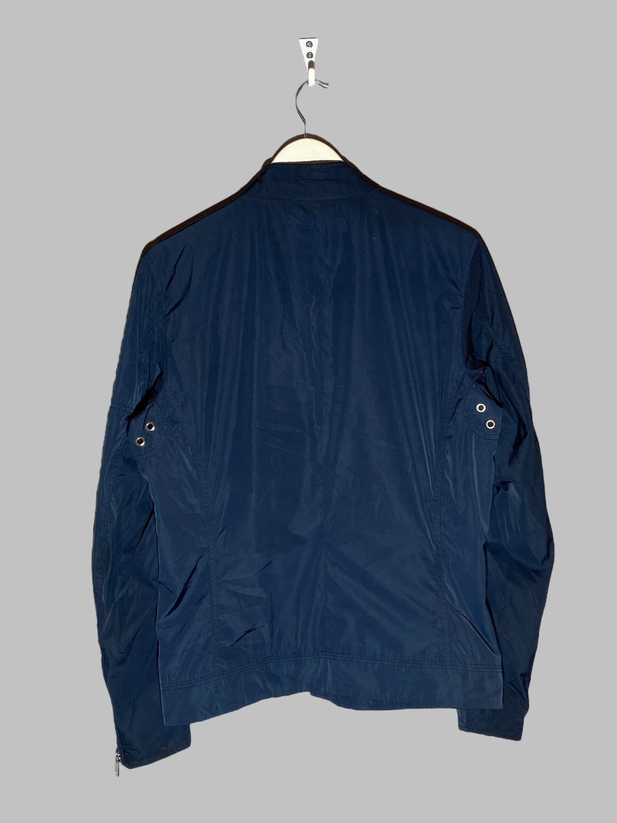 Diesel 🔥 DIESEL TECH ZIP WINDBREAKER JACKET Y2K MOTOCORE STYLE 🔥 Size US M / EU 48-50 / 2 - 2 Thumbnail